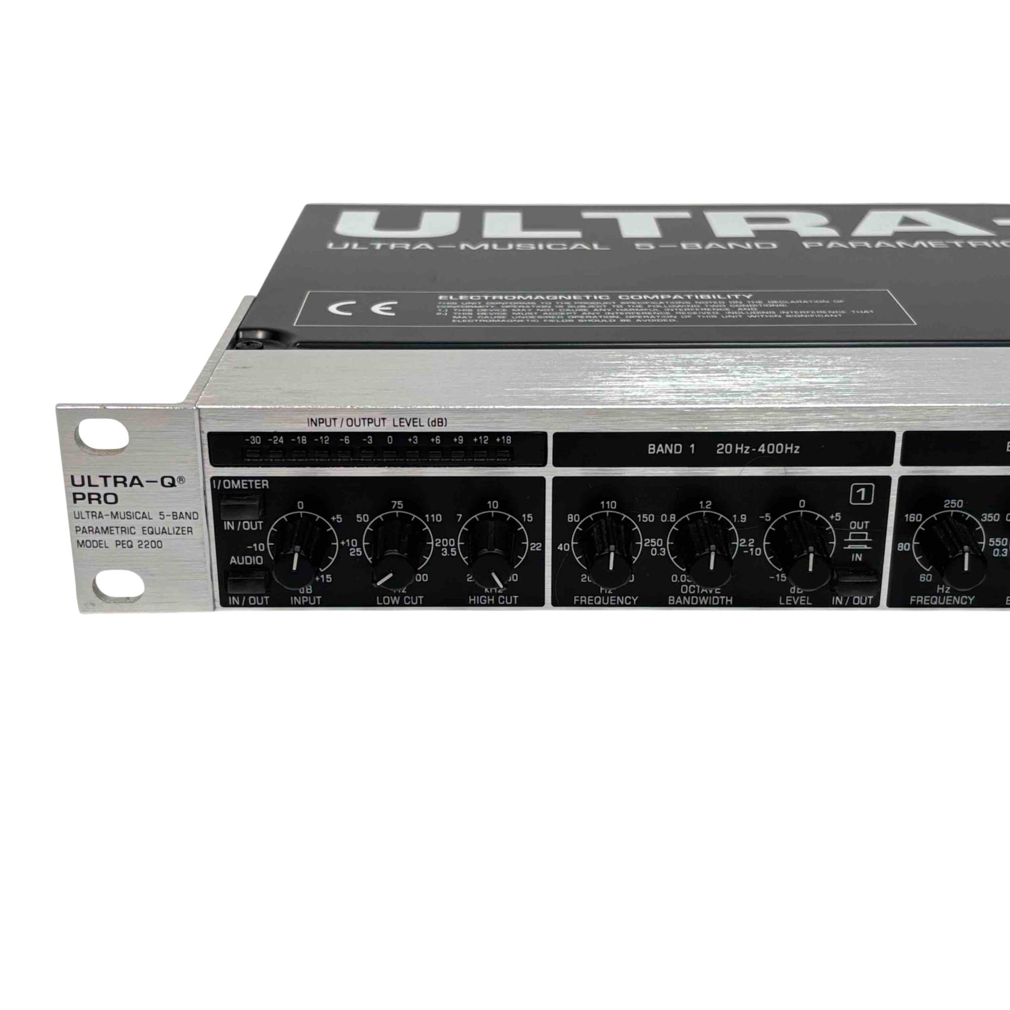 D110 ベリンガー ULTRA-Q PRO Model PEQ2200 Behringer Ultra-Q Pro PEQ2200 5-Band Parametric Equalizer
