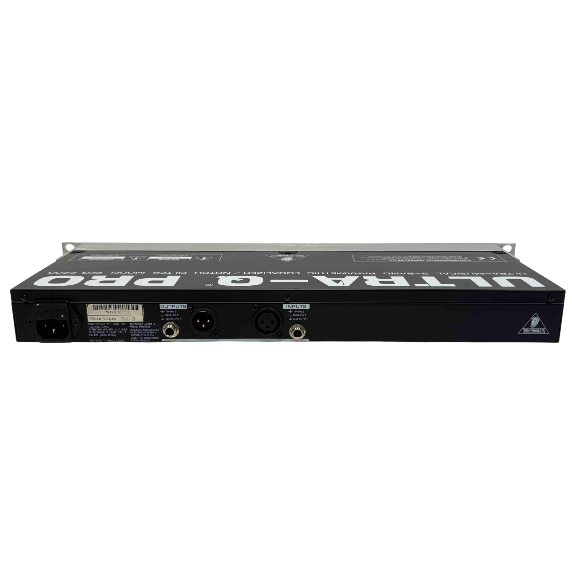 D110 ベリンガー ULTRA-Q PRO Model PEQ2200 Behringer Ultra Q Pro PEQ 2200 Musical 5-band Parametric