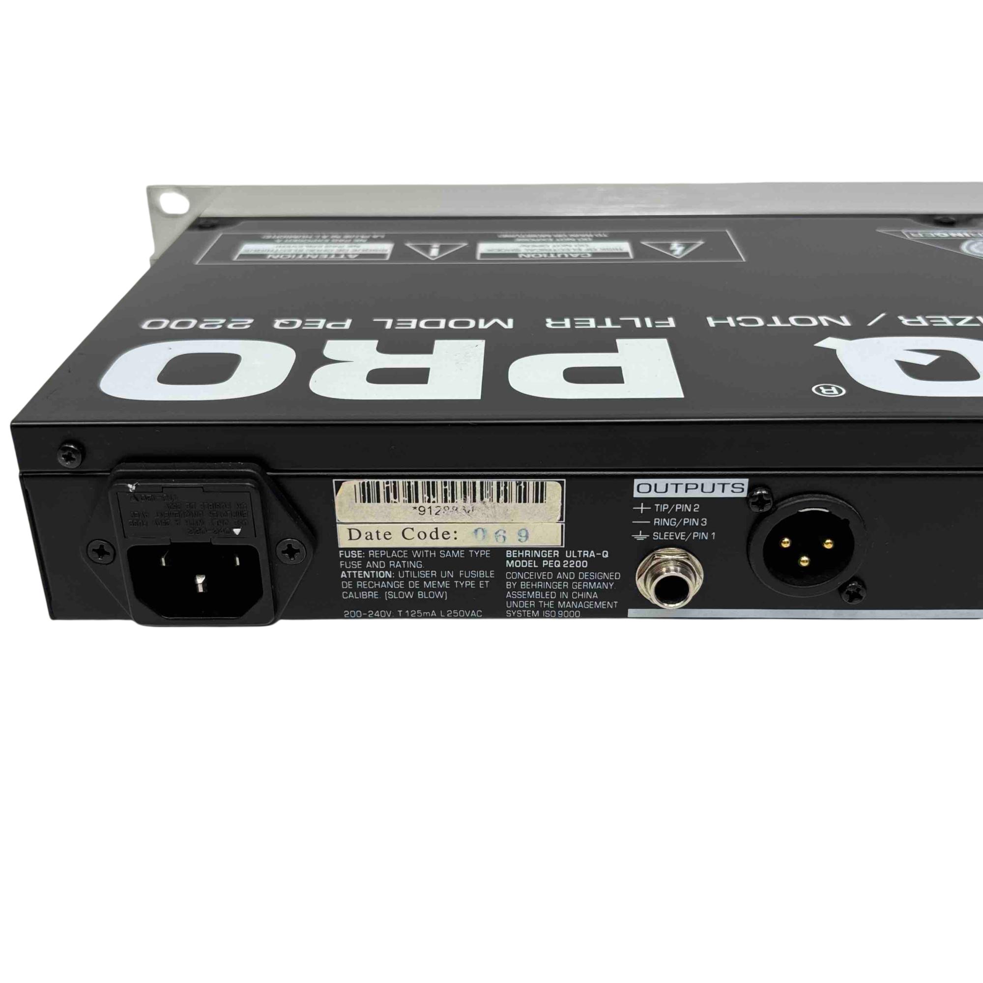 Behringer Ultra-Q Pro PEQ2200 Ultra-Musical 5-Band