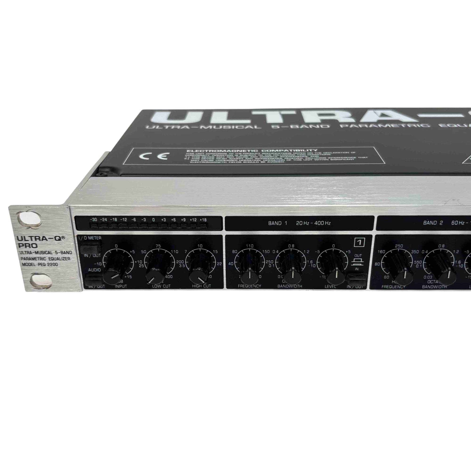 D110 ベリンガー ULTRA-Q PRO Model PEQ2200 Behringer Ultra Q Pro PEQ 2200 Musical 5-band Parametric
