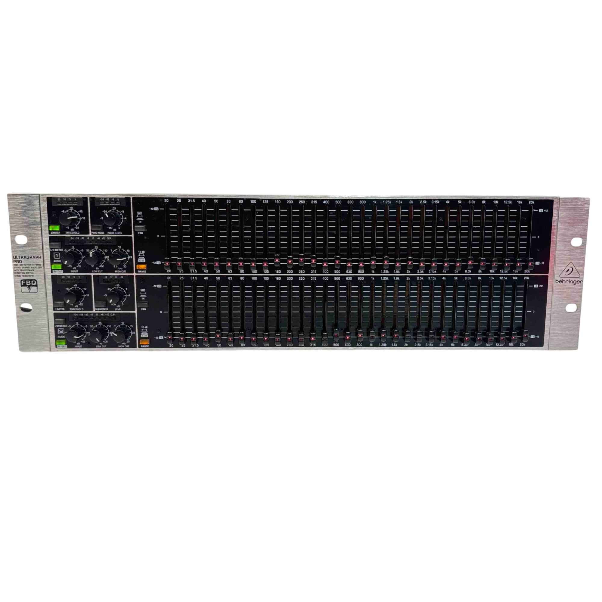 Behringer ULTRAGRAPH PRO FBQ6200HD Dual 31-Band Graphic