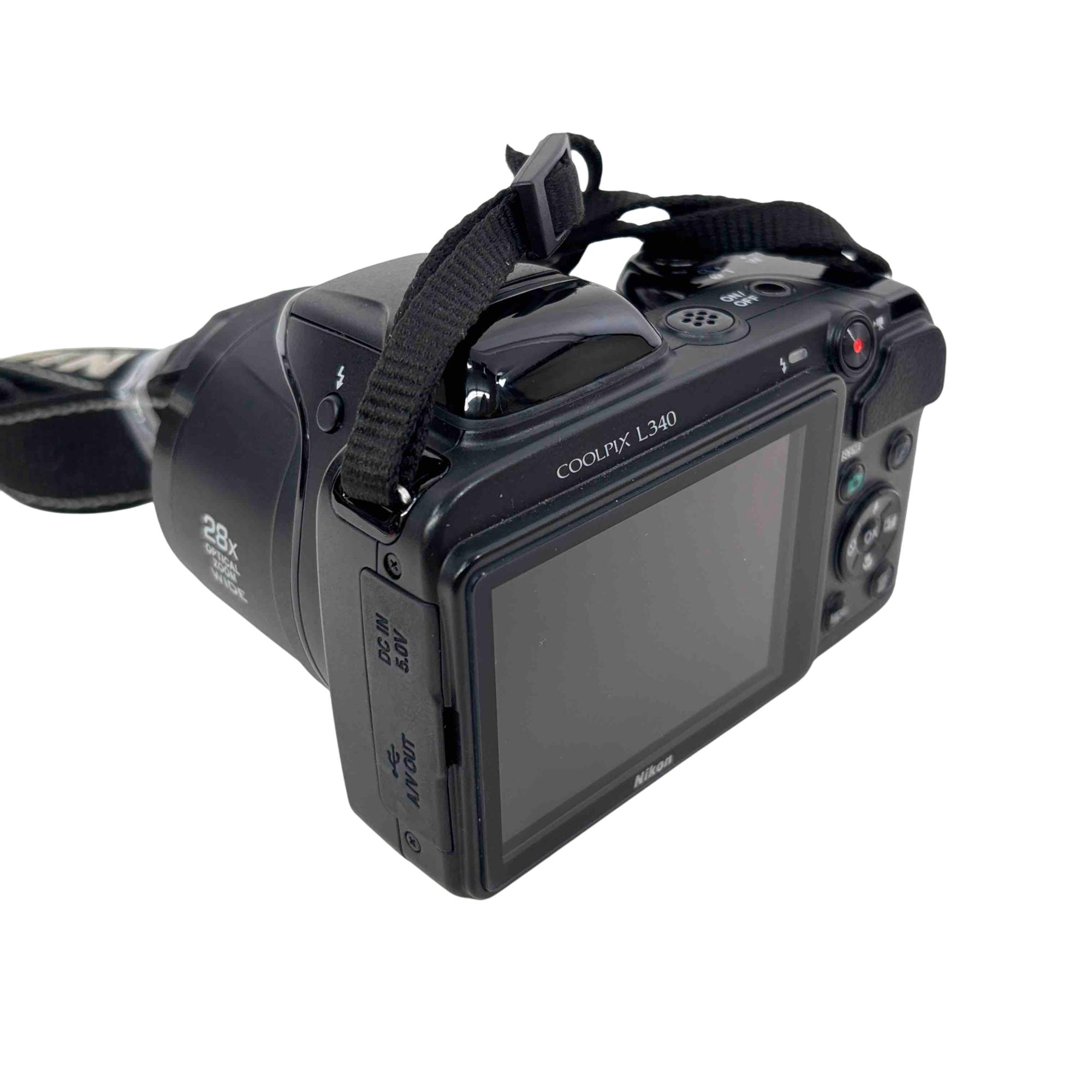 美品】COOLPIX L340 デジカメ 箱＆アルバム付き 黒 ブラック Nikon