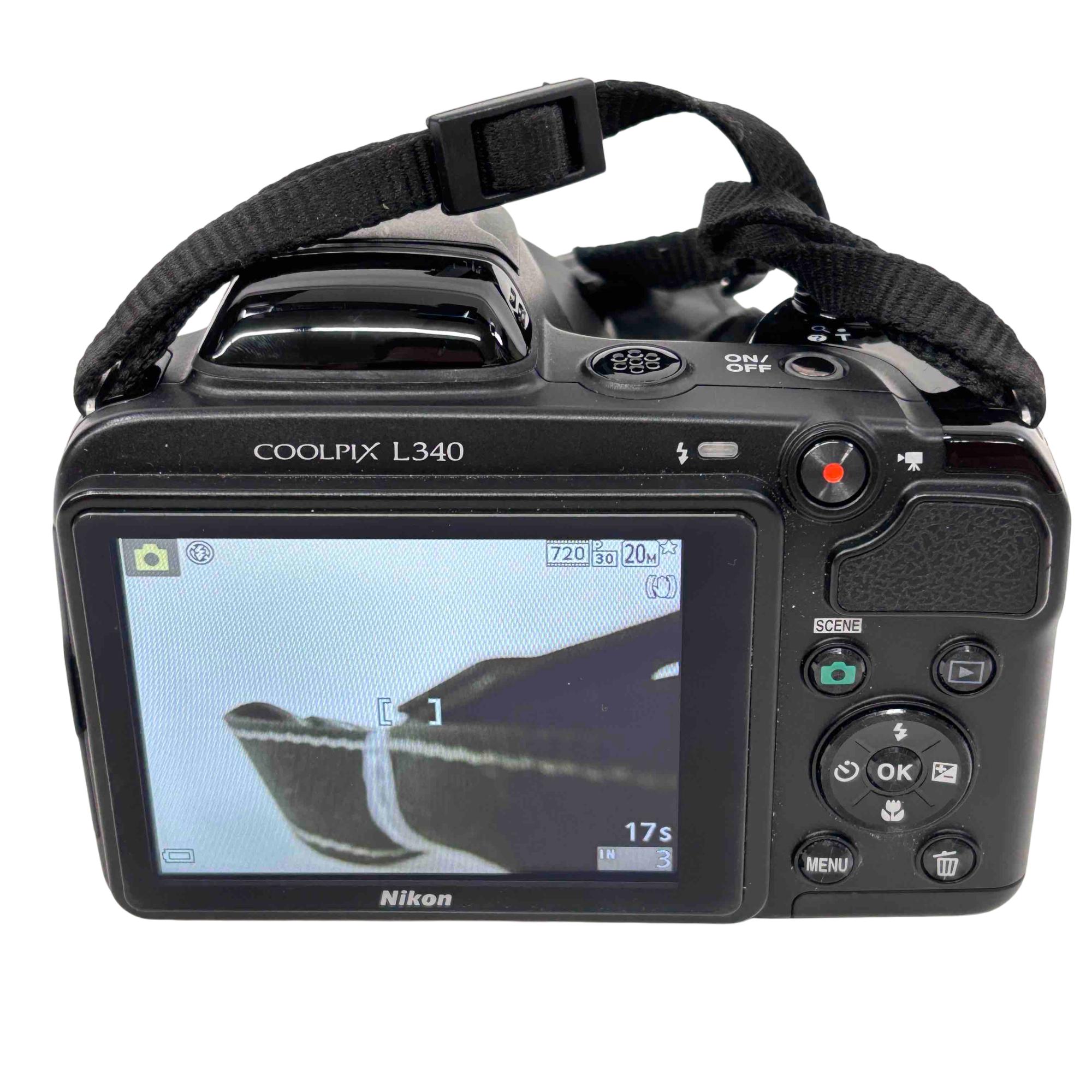 Nikon COOLPIX L340 20.2MP NIKKOR 28x Wide Optical Zoom Digital Camera