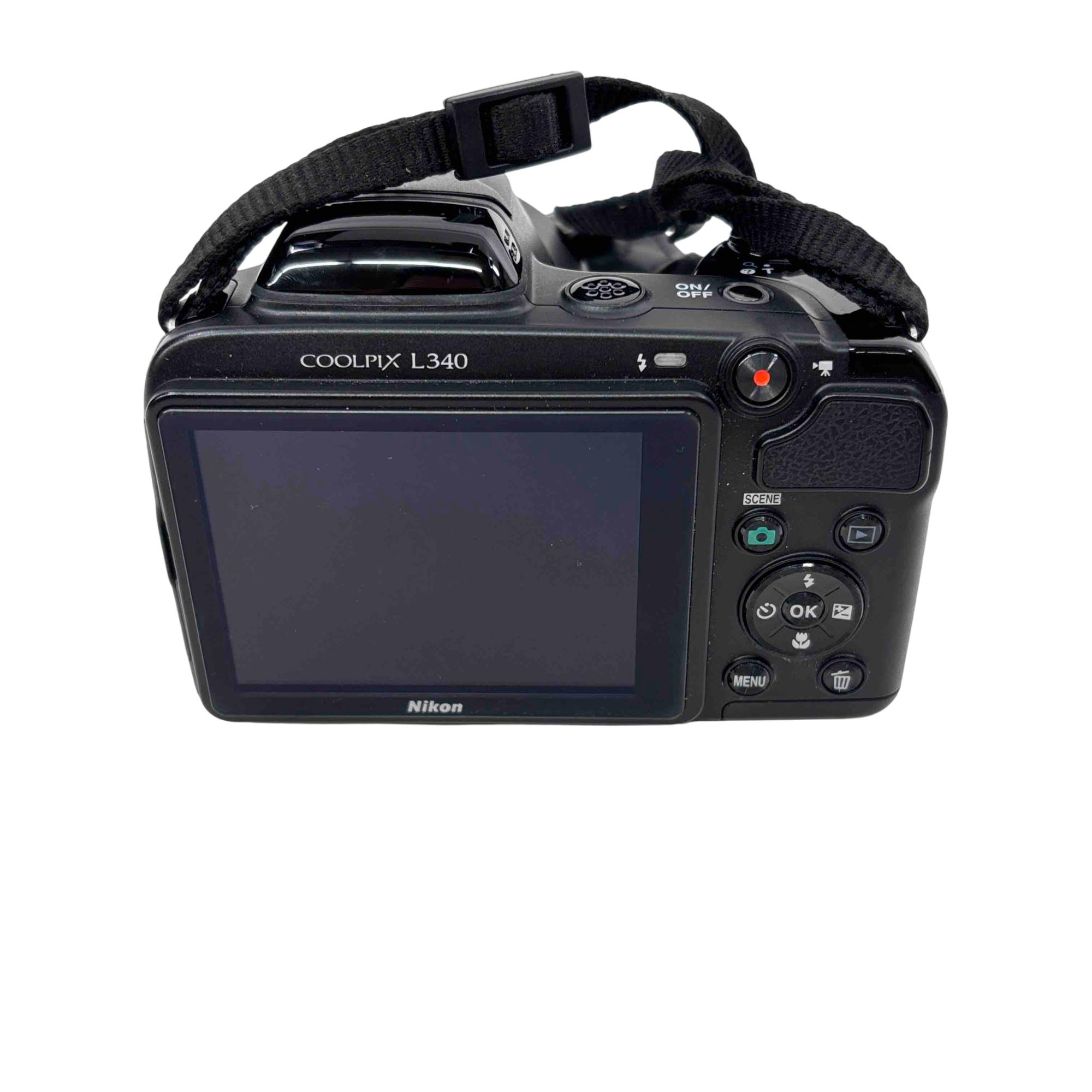 Nikon COOLPIX L340 20.2MP NIKKOR 28x Wide Optical Zoom Digital Camera