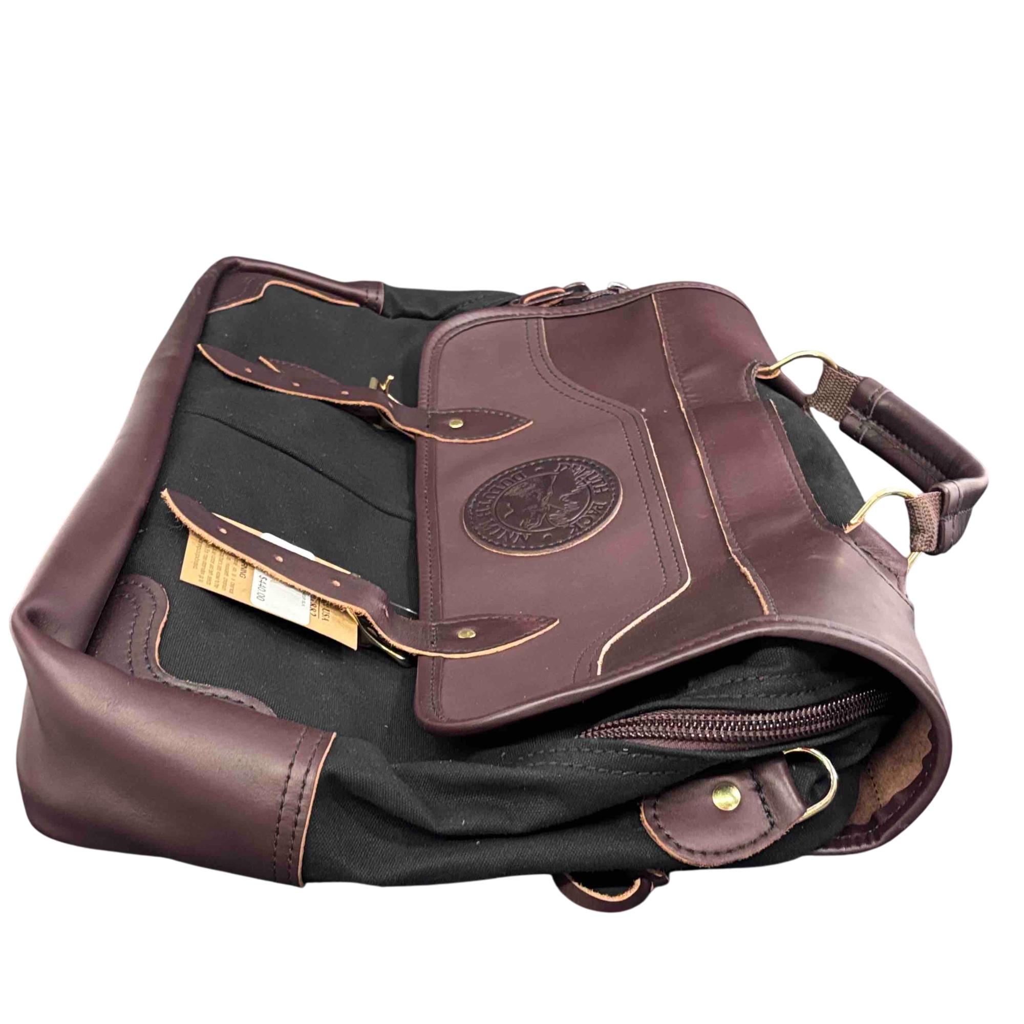 Duluth Pack T-670-BLK Canvas Briefcase Entrepreneur Bag