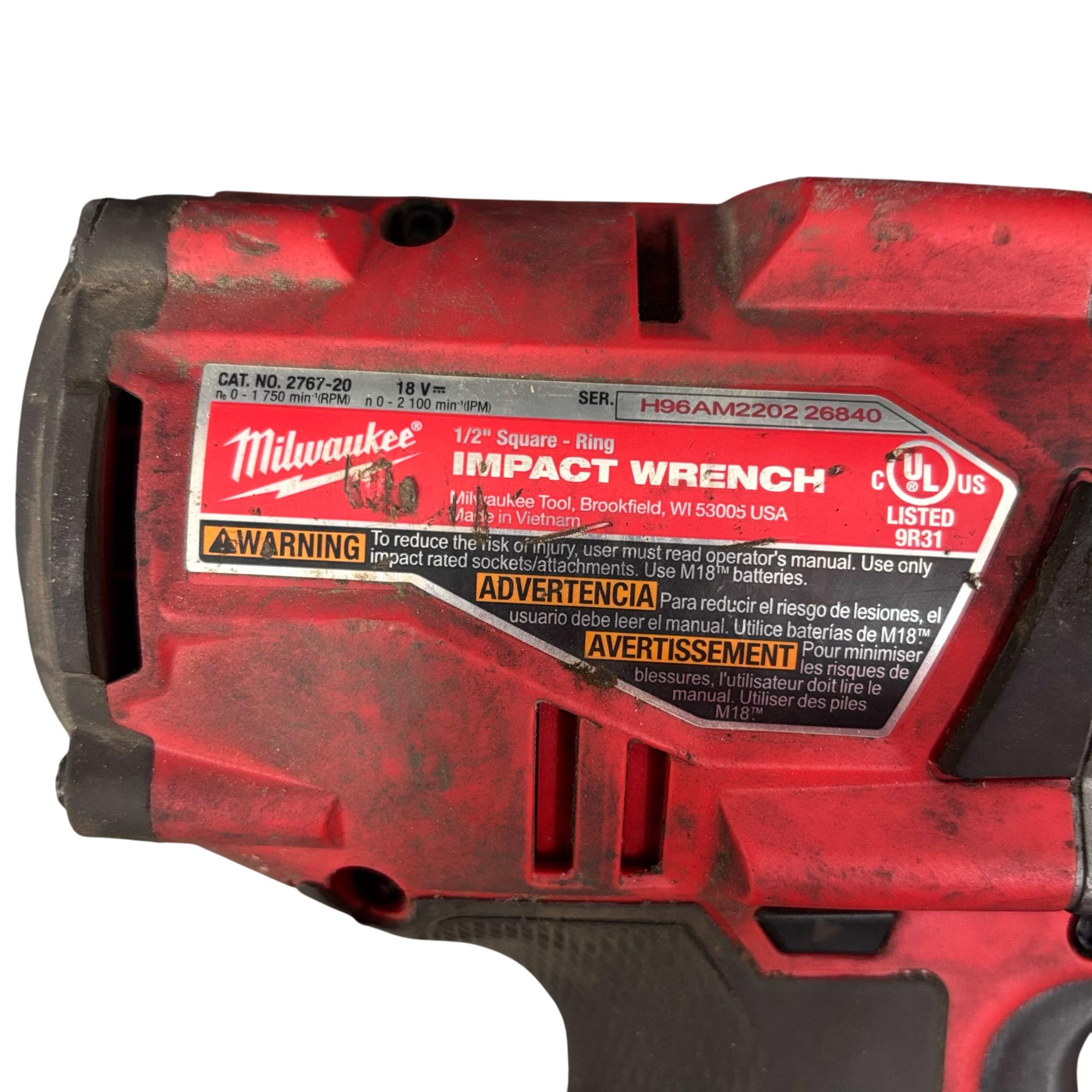 Milwaukee 2767-20 M18 FUEL Cordless 1/2