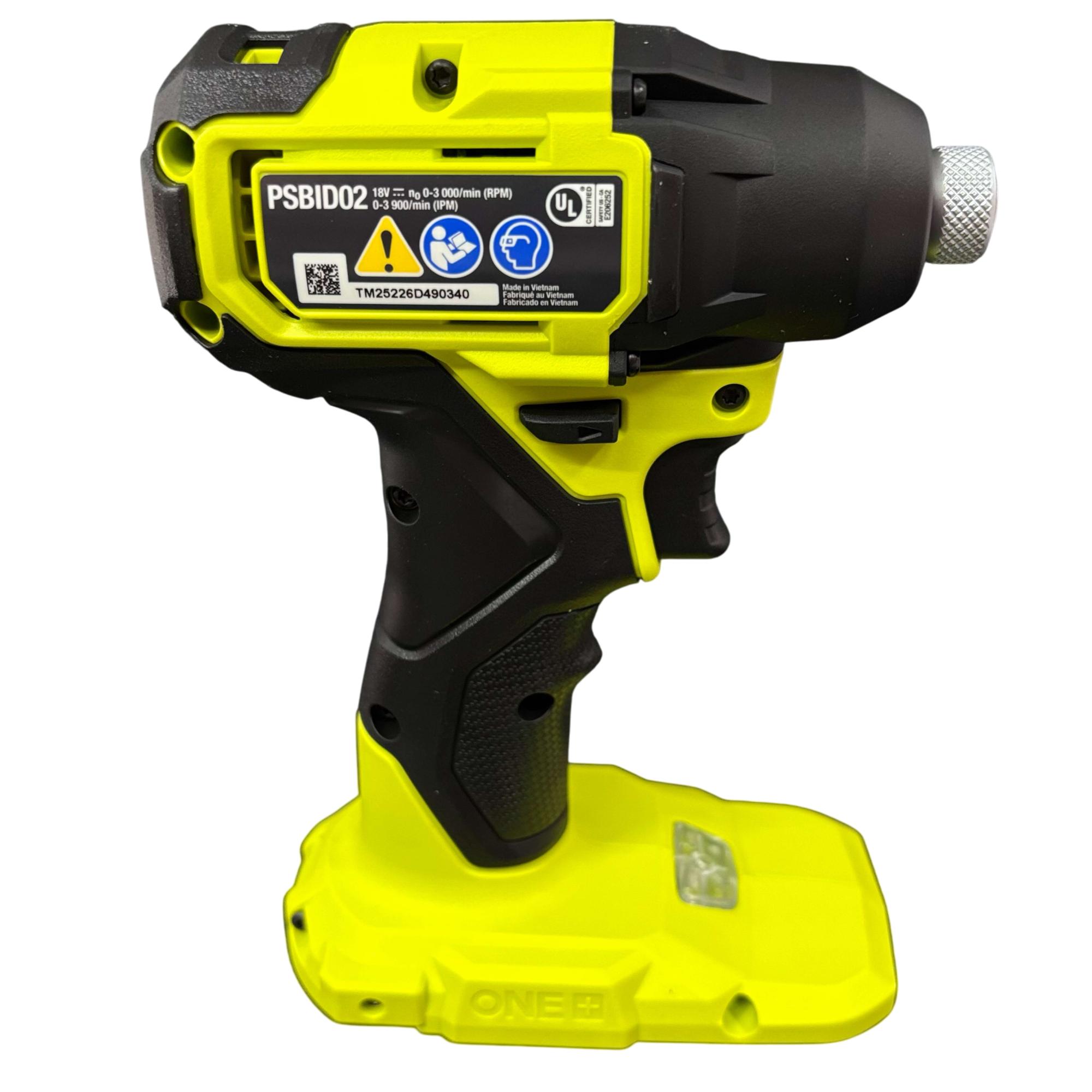 Ryobi PSBID02K ONE+ HP 18V Compact Brushless 1/4