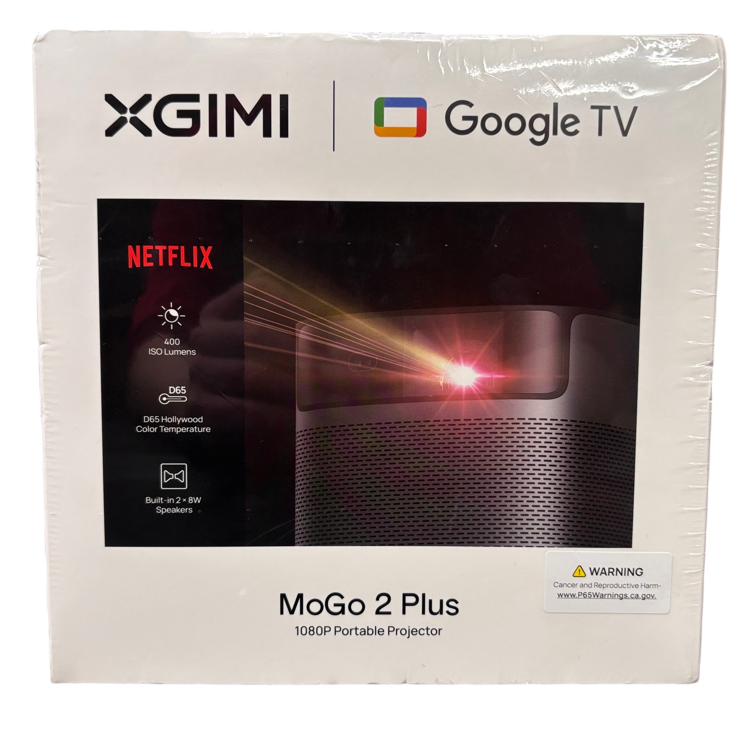 XGIMI MoGo 2 Plus 1080p 400 Lumens Google TV Portable Smart Projector