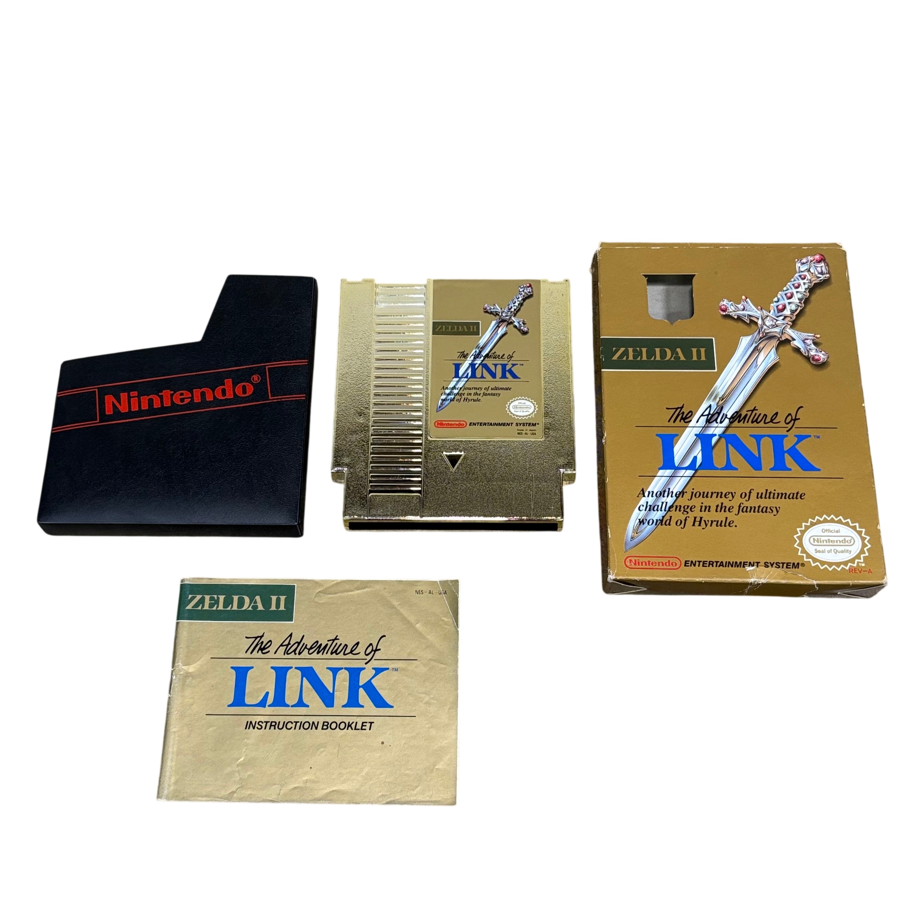 Nintendo Zelda II The Adventure of Link NES-ZL871104 Video Game