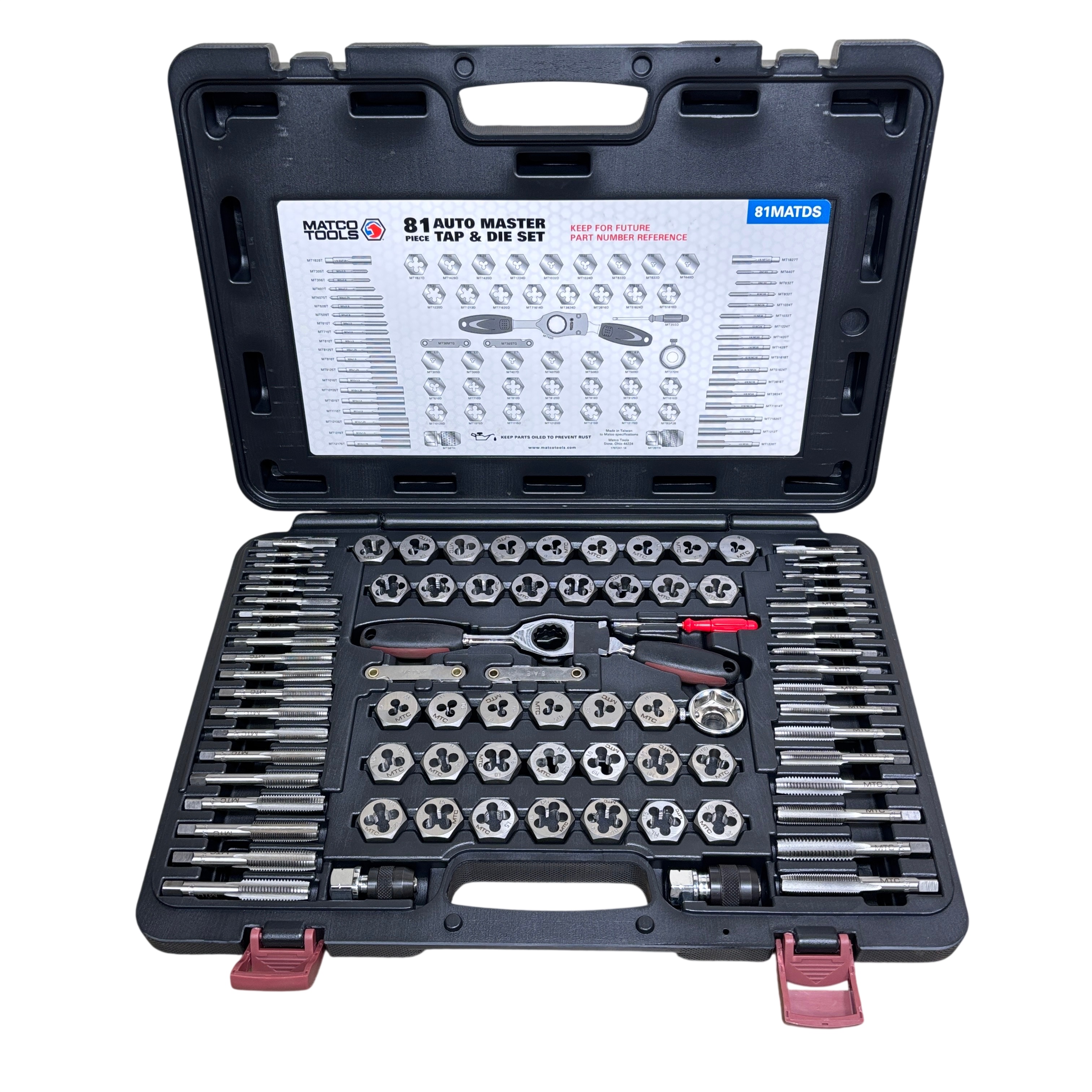 Matco Tools 81MATDS 81-Piece Auto Master Tap & Die Set