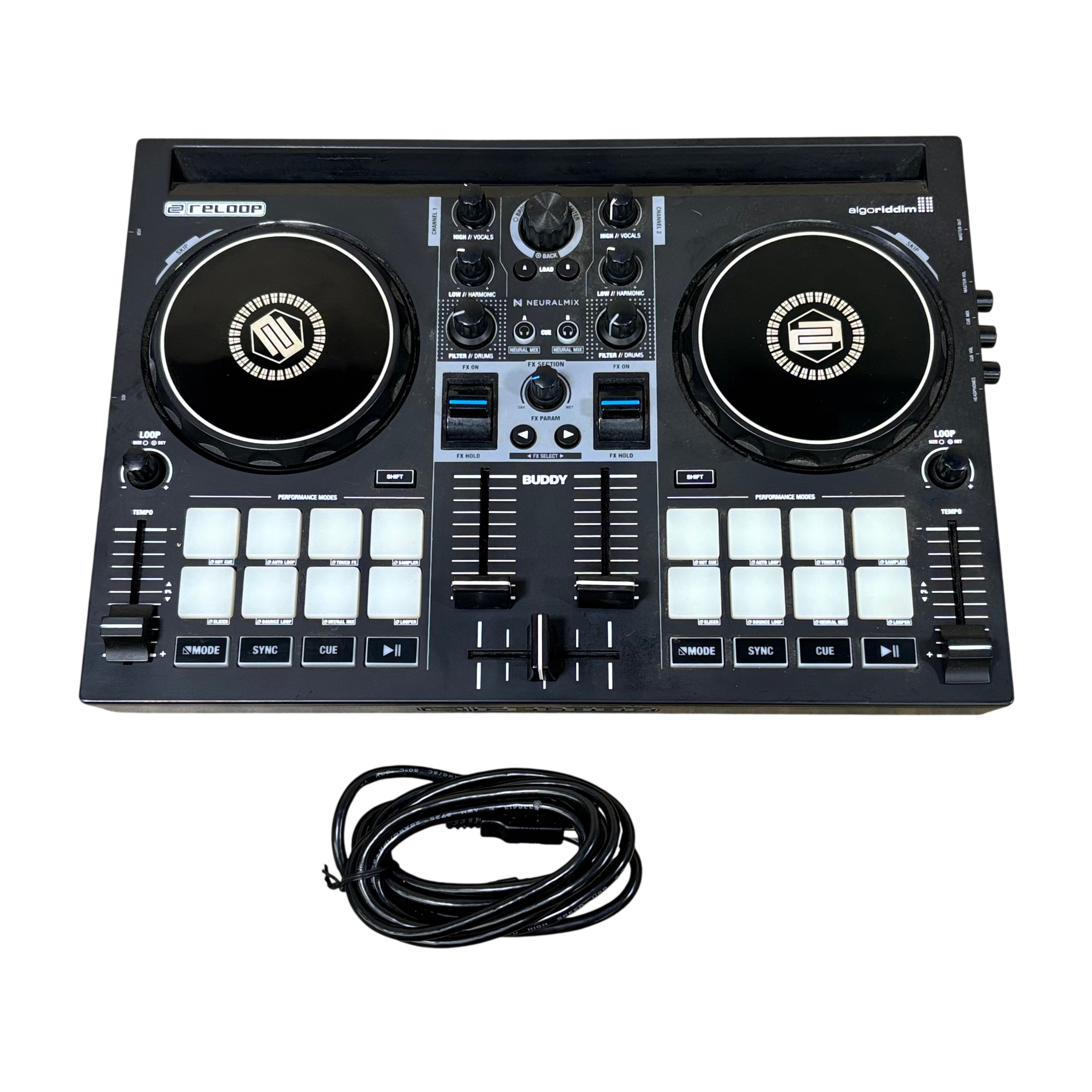 Reloop Buddy DJコントローラー Compact 2-Deck 8fd7e3a4-f7c7-4a15-bb3c-