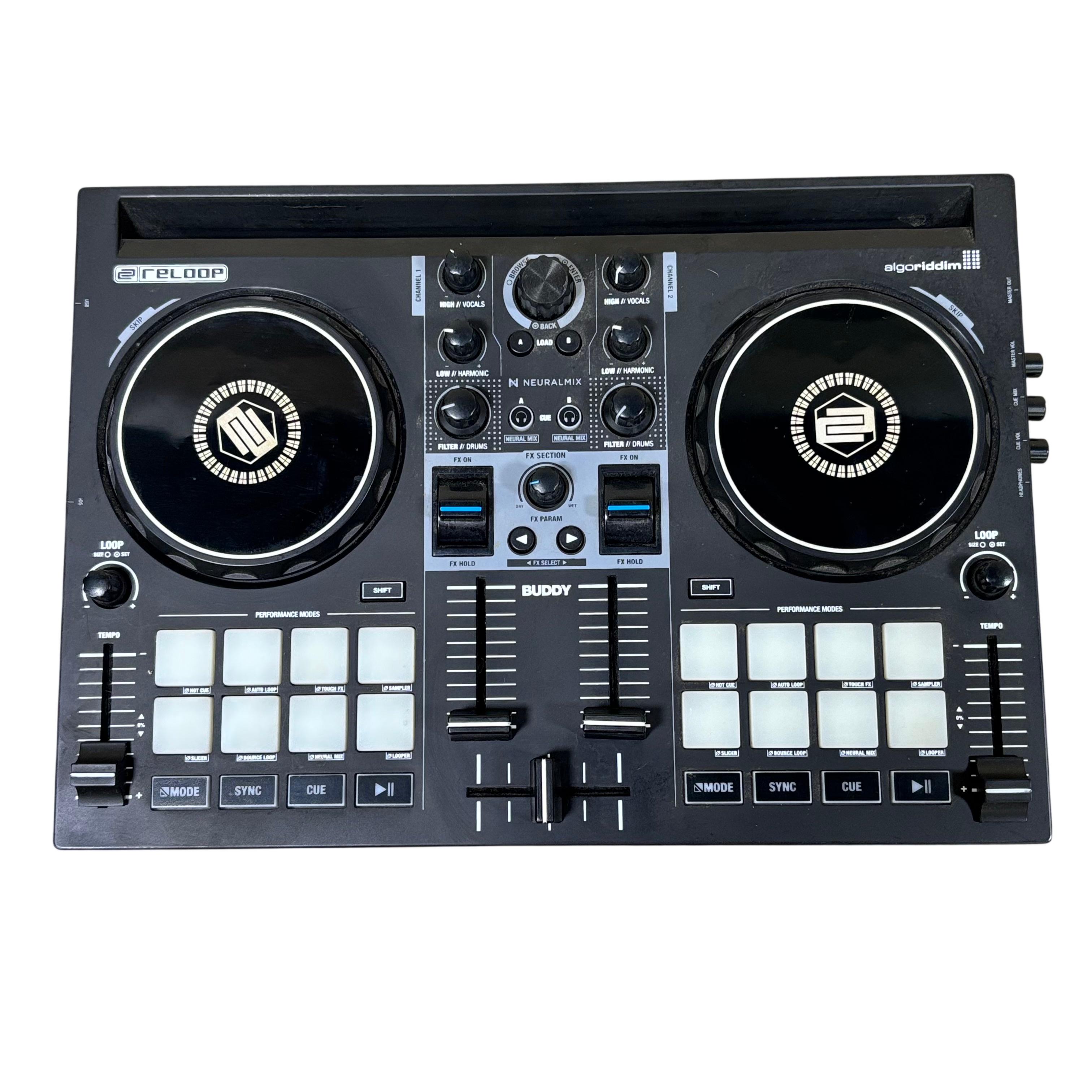 DJ機材 Reloop Buddy DJ Controller Compact 2Deck Reloop Buddy Compact 2-Channel USB Double Deck DJ Controller