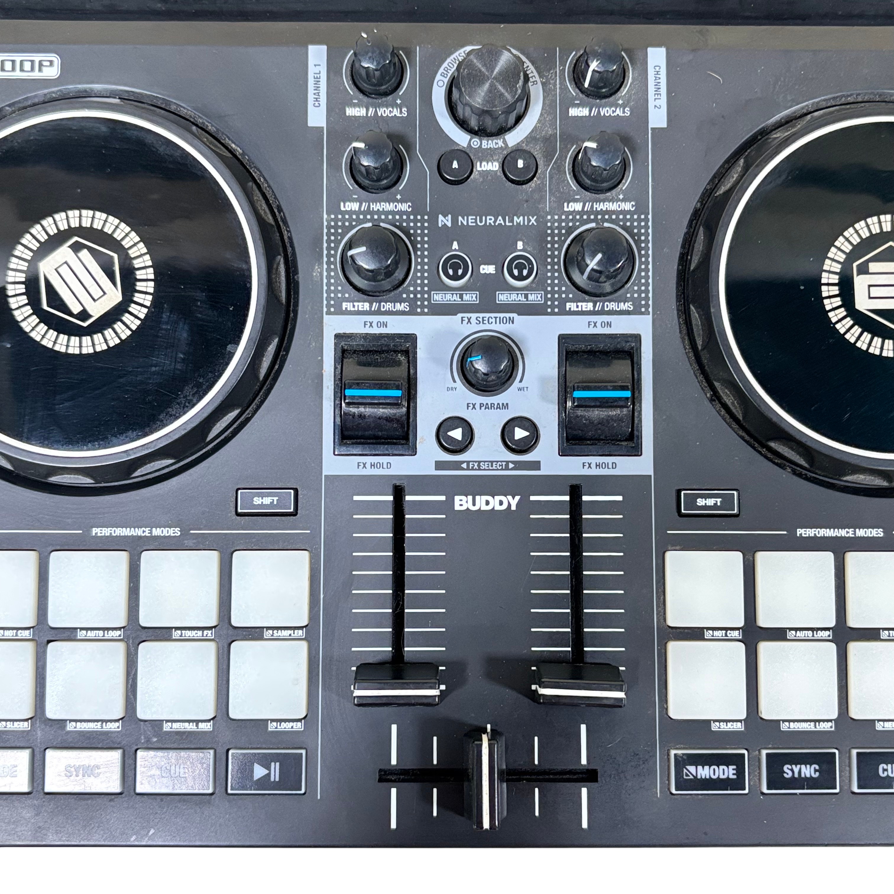 Reloop Buddy Compact 2-Channel USB Double Deck DJ Controller
