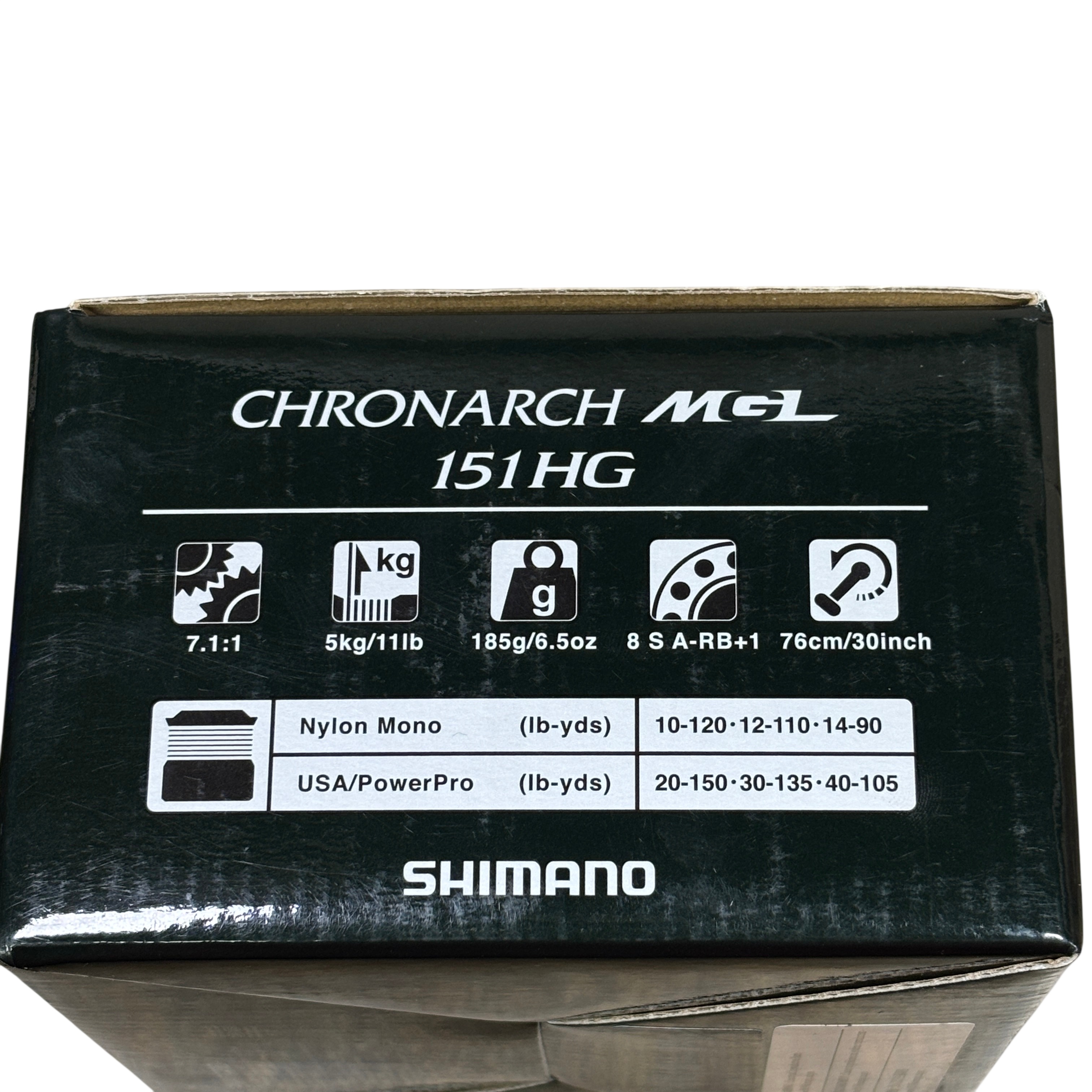 Shimano Chronarch MGL 151HG Left Hand 7.1:1 Baitcasting Reel