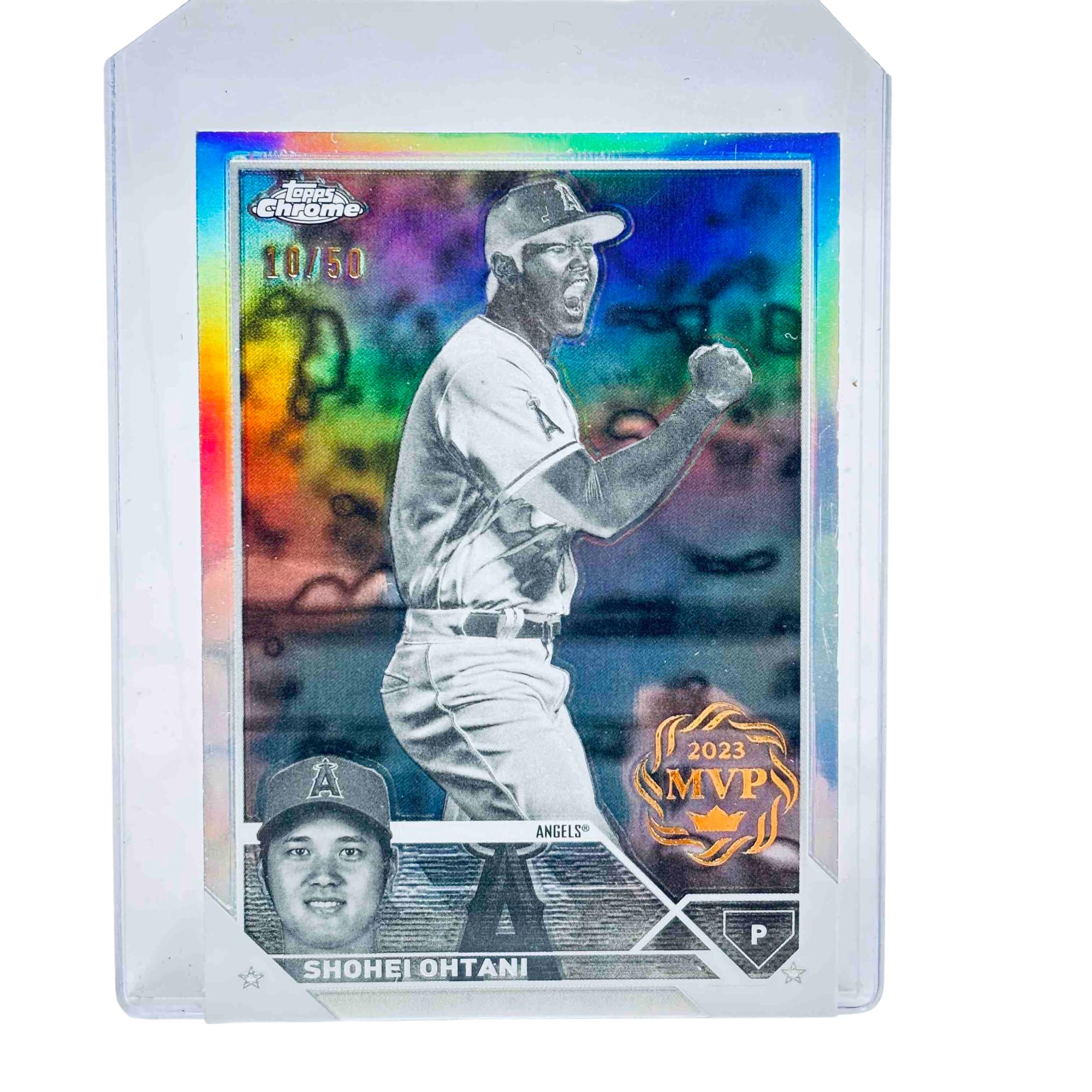 2024 Topps Chrome Shohei Ohtani 2023 MVP Negative Refractor 