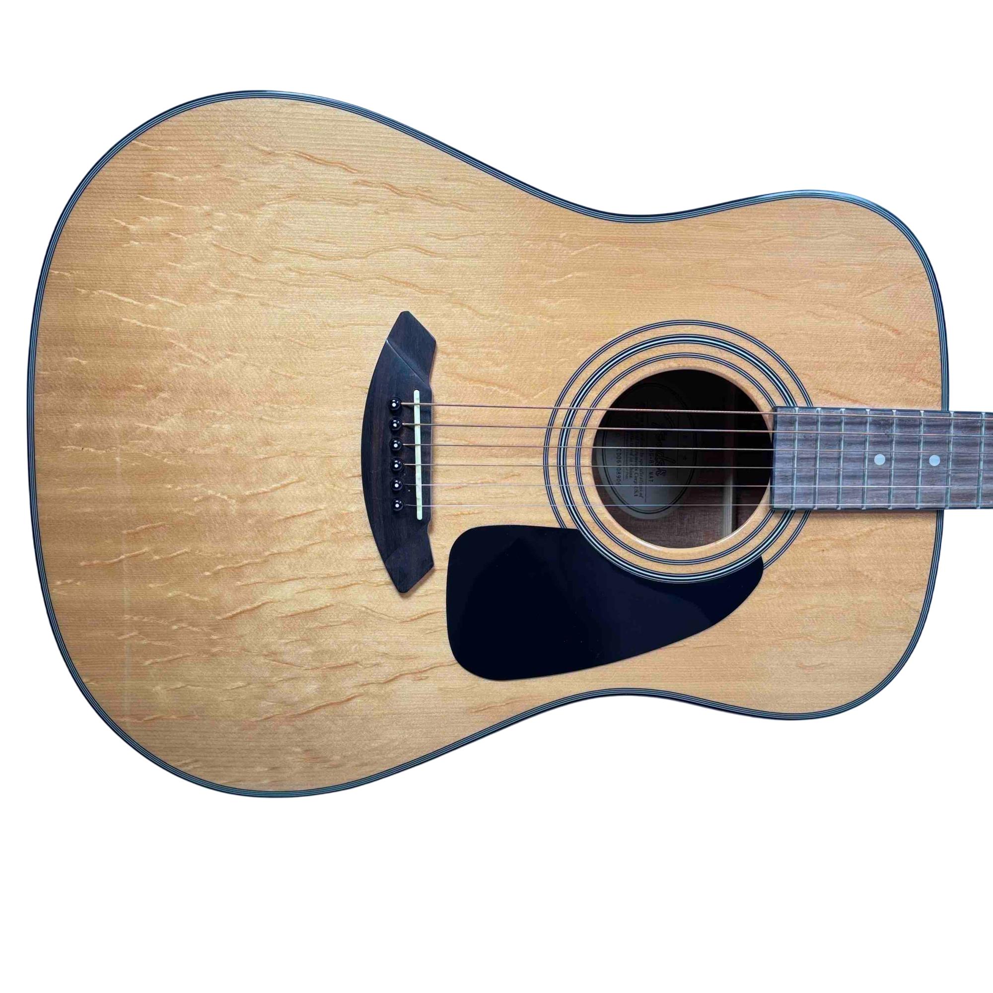 Fender DG-8S NAT Right-Handed Acoustic Guitar Natural Finish
