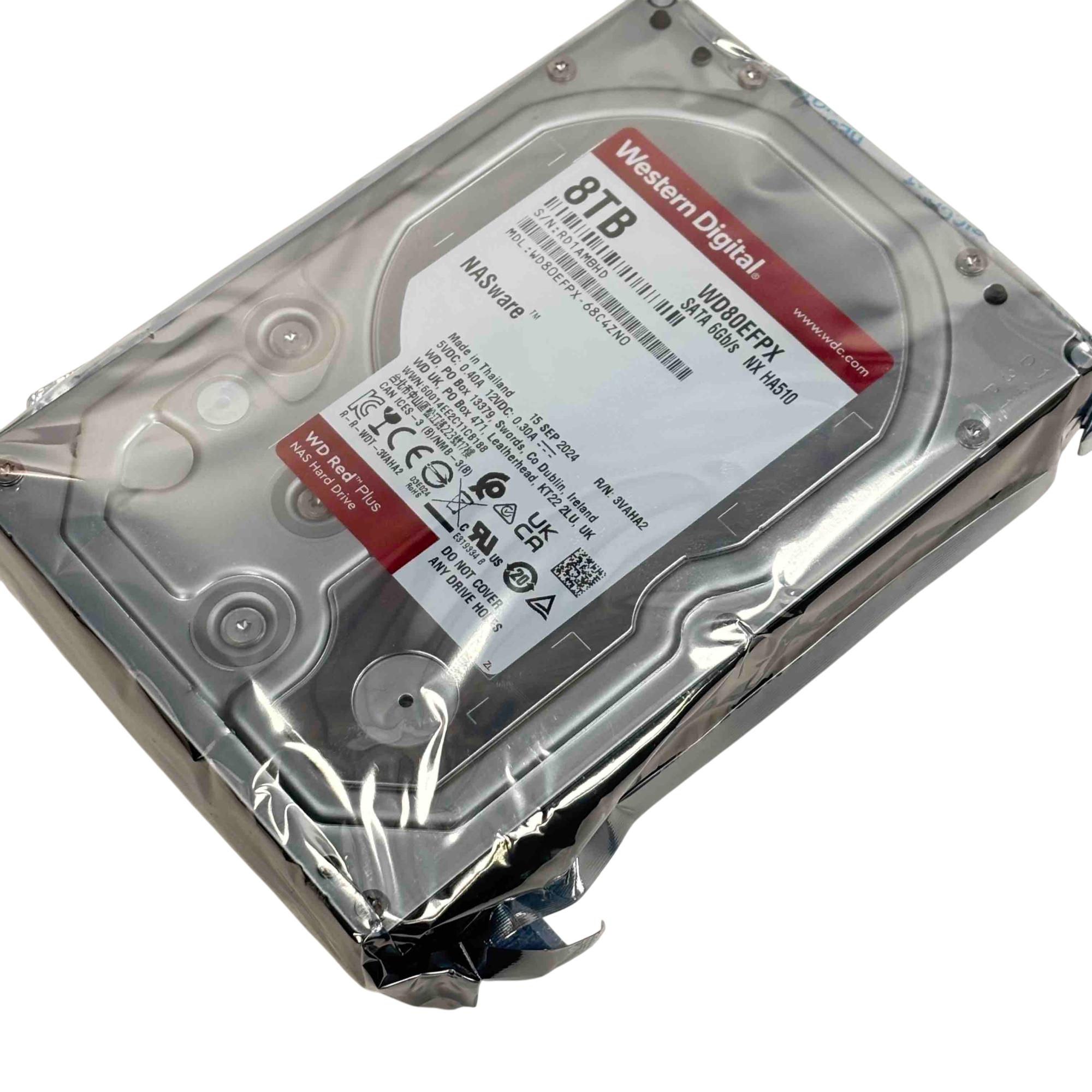 【HDD/8TB×2】ウェスタンデジタルRed Plus（WD80EFPX） Western Digital WD80EFPX 8TB 3.5