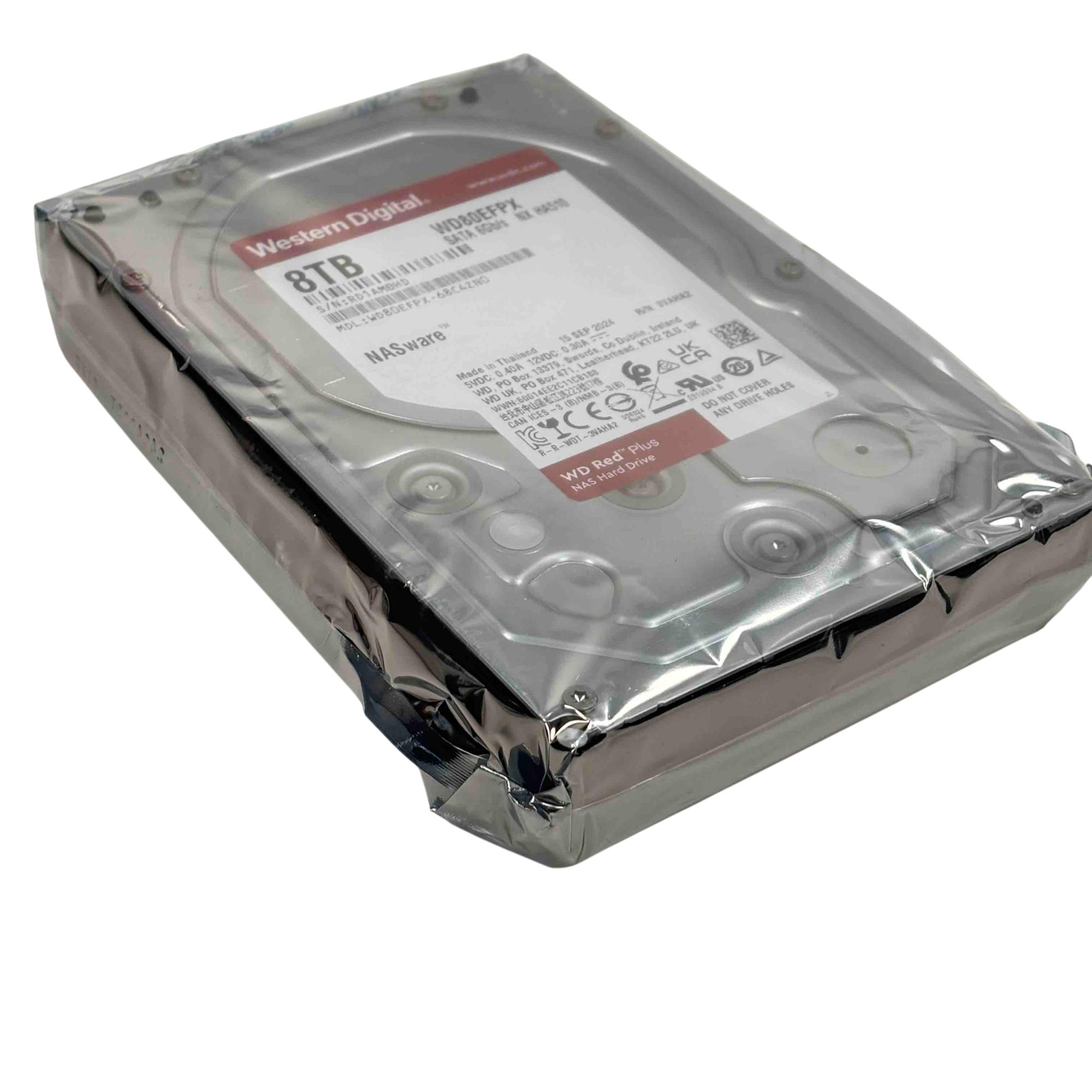 Western Digital WD80EFPX WD Red Plus 8TB NAS Hard Drive SATA 6Gb/s