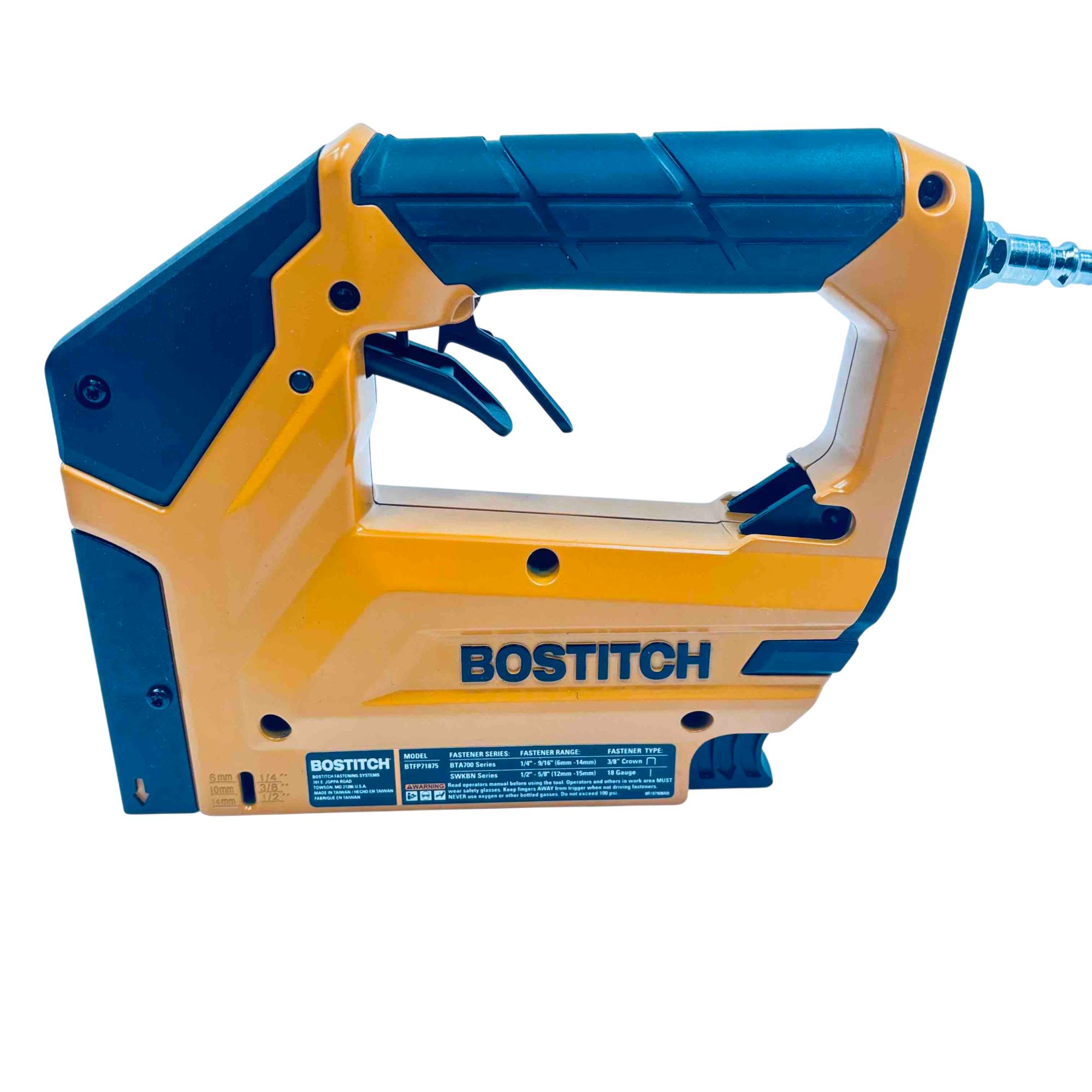 Bostitch 18-Gauge 3/8-in Narrow Crown Finish Pneumatic Stapler