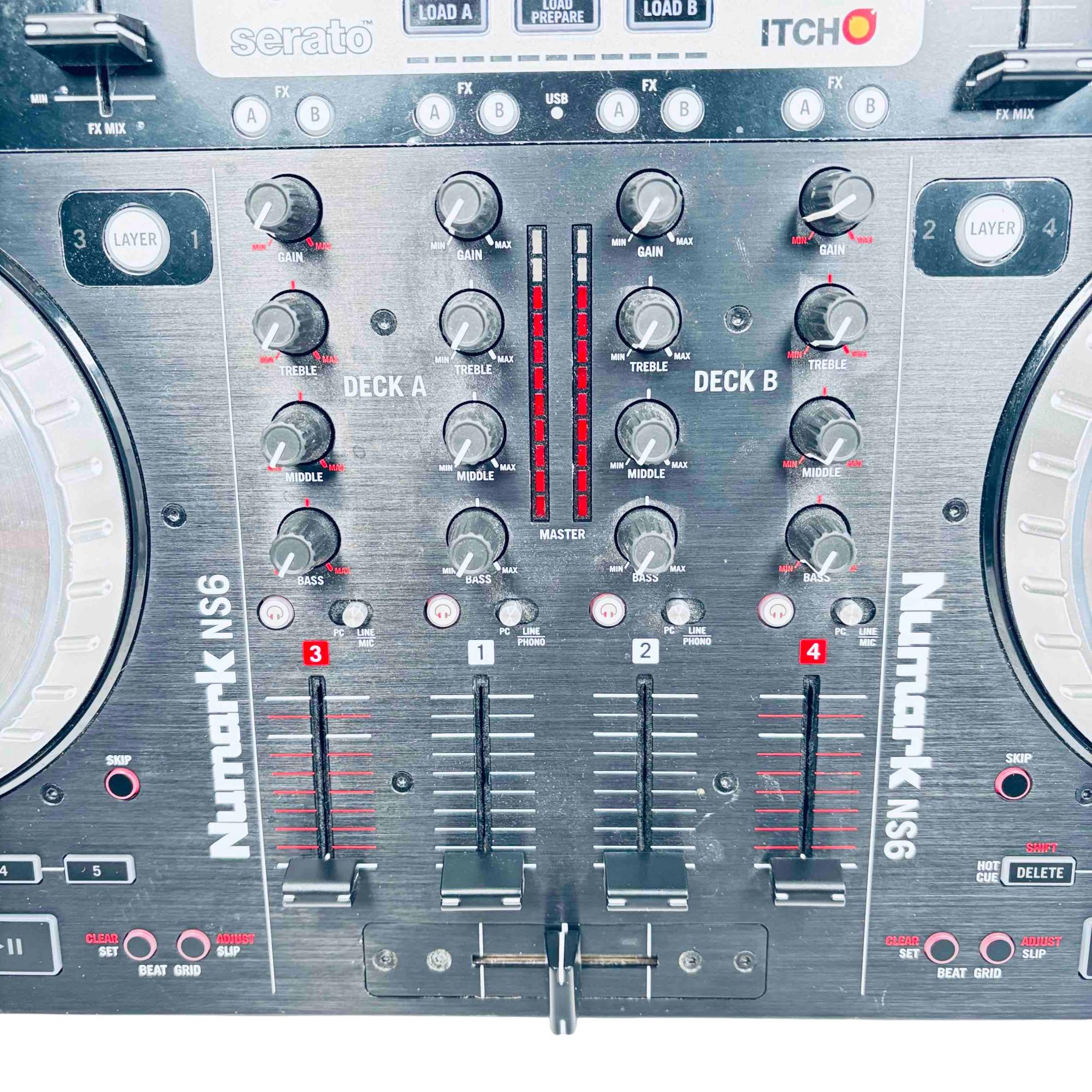Numark NS6 Professional 4-Channel DJ Controller Serato Numark NS6 Professional 4-Channel DJ Controller Serato
