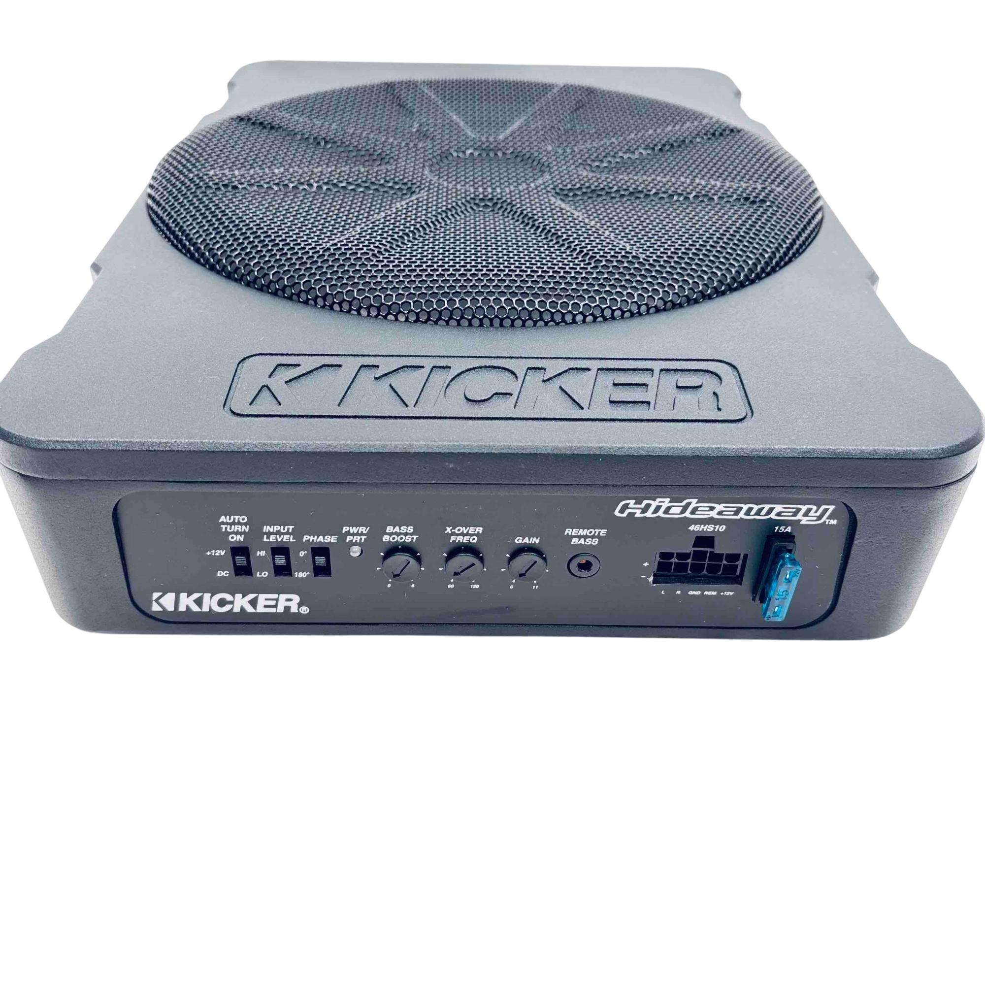 KICKER Hideaway HS10 10インチウーファー KICKER Hideaway HS10発売 | ボディショップ アクセル公式ブログ