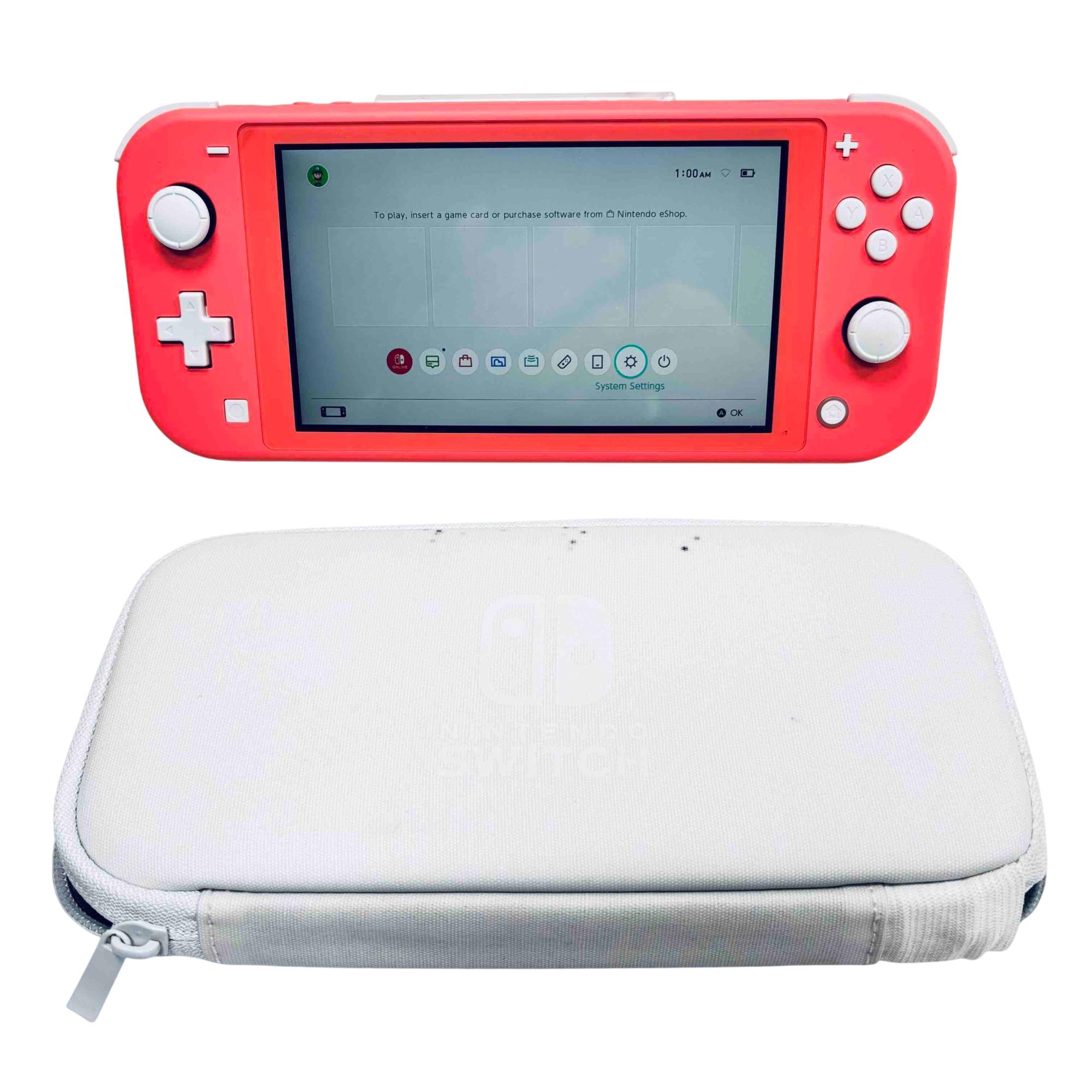 Nintendo Switch Lite HDH-001 Handheld Video Game System Coral Pink 