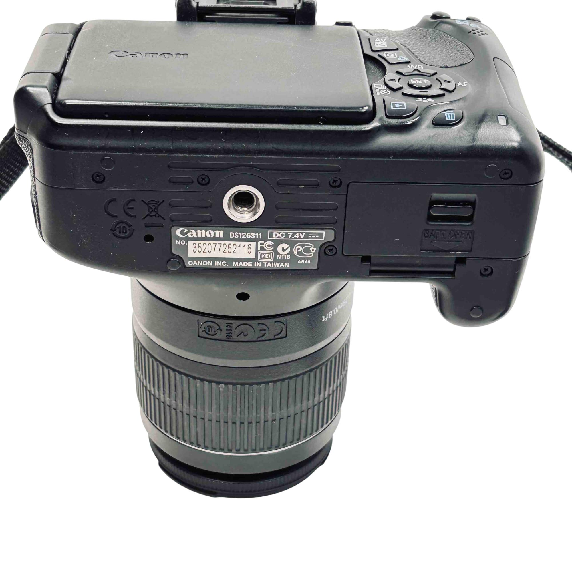 Canon EOS Rebel T3i 18.0MP Digital Camera 18-55mm/55-250mm Lenses