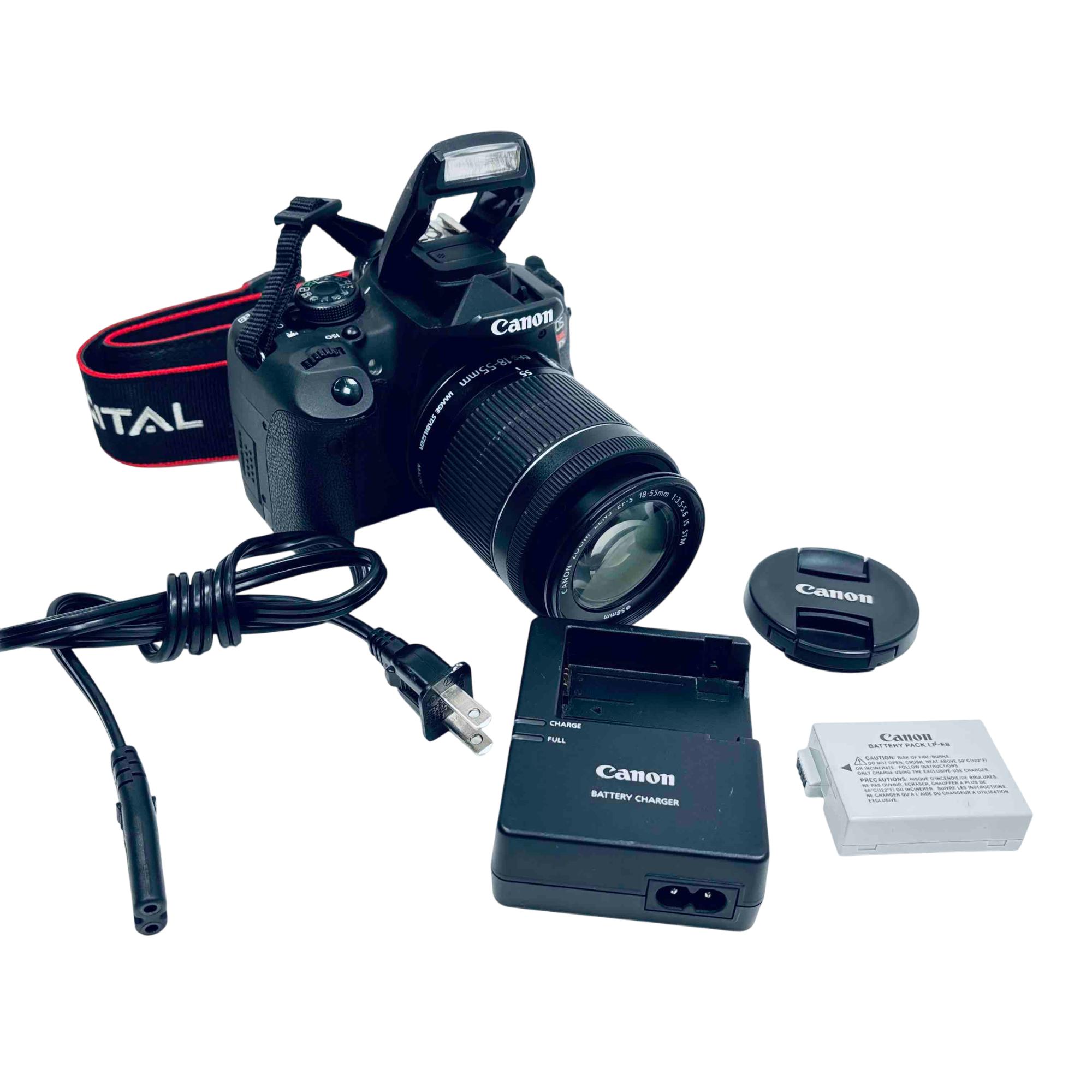 Canon EOS Rebel T5i 18MP DSLR Camera EF-S 18-55mm