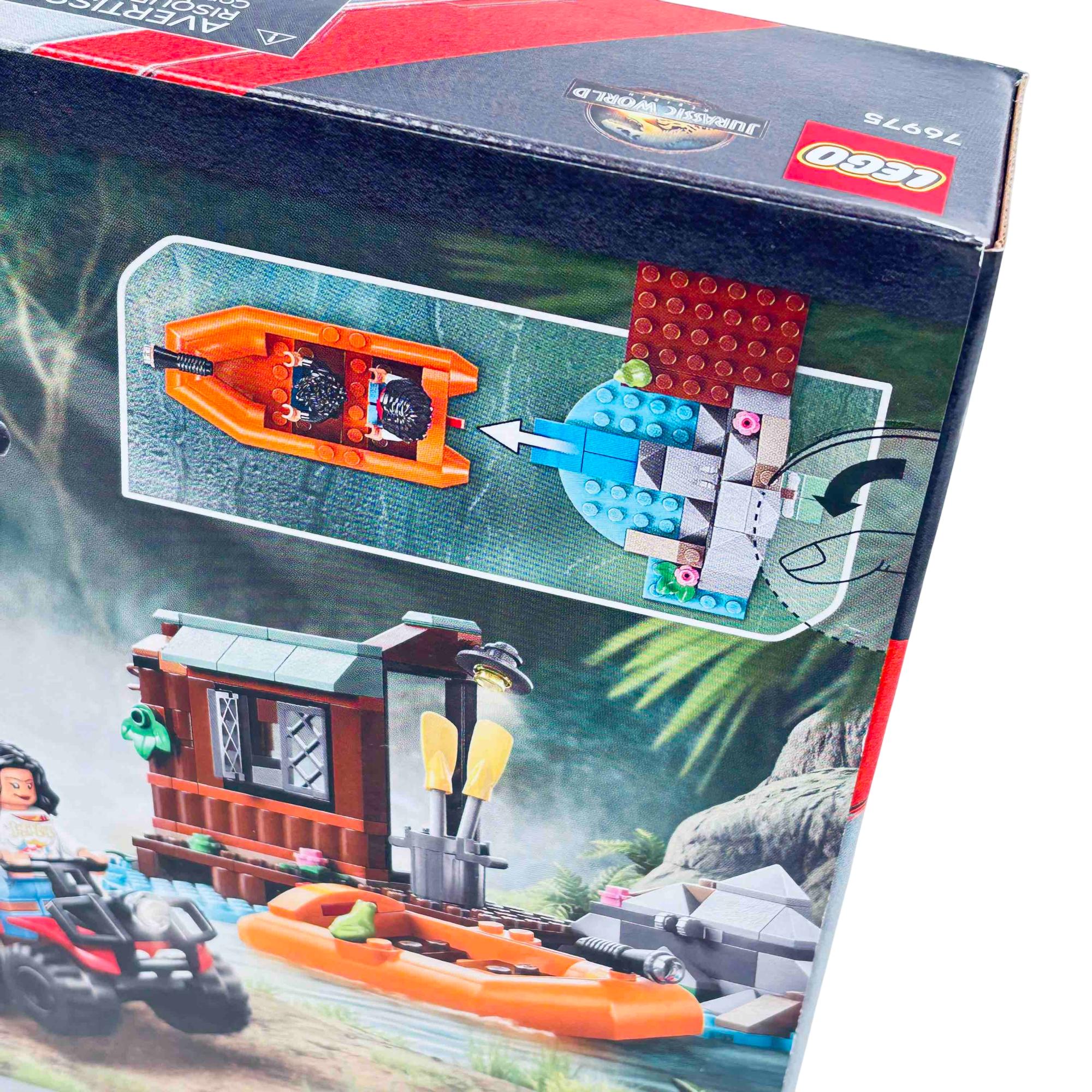 LEGO Jurassic World 76975 T. rex River Chase Building Set 199 Pieces