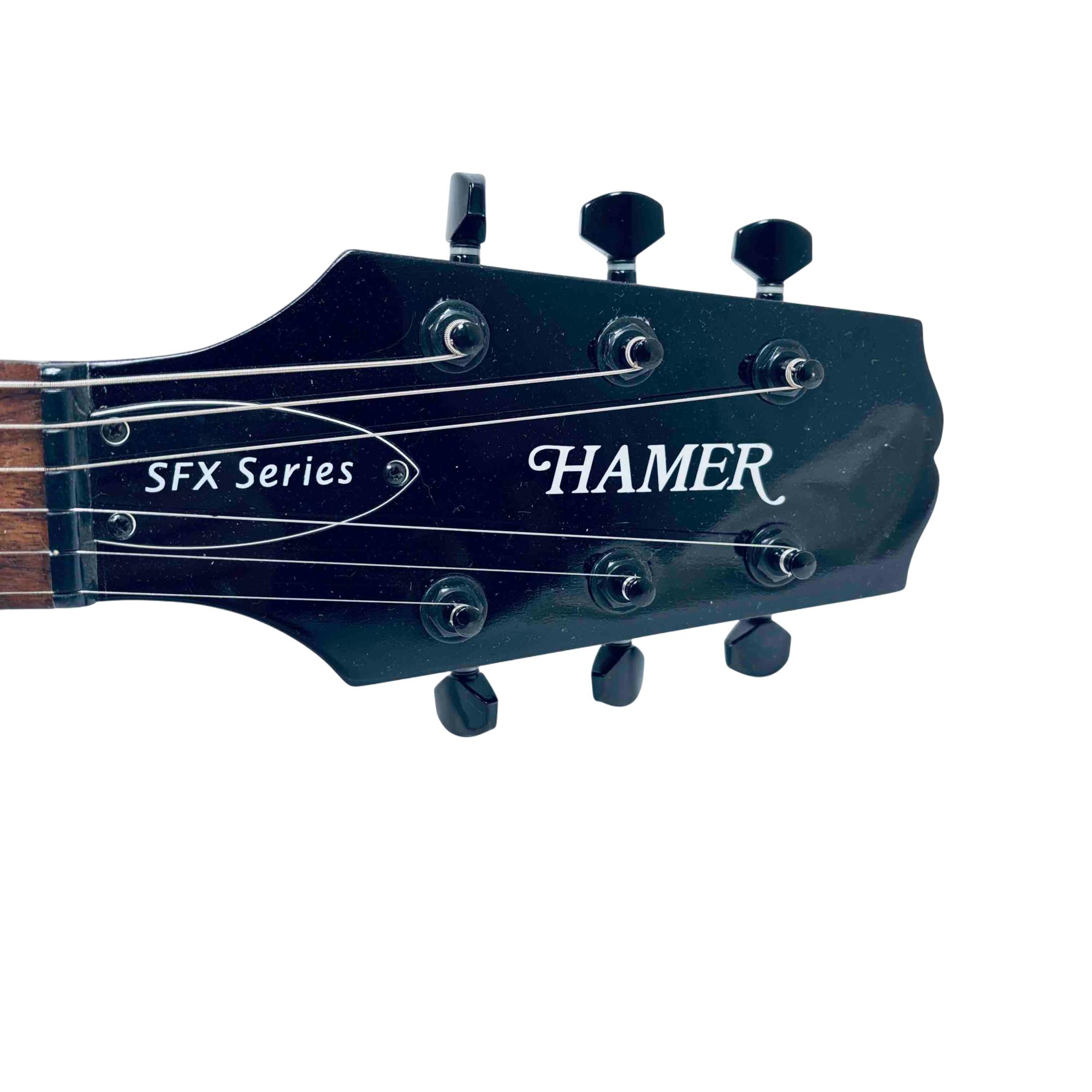 Hamer SFX Series Right-Handed Electric Guitar Plum Metallic
