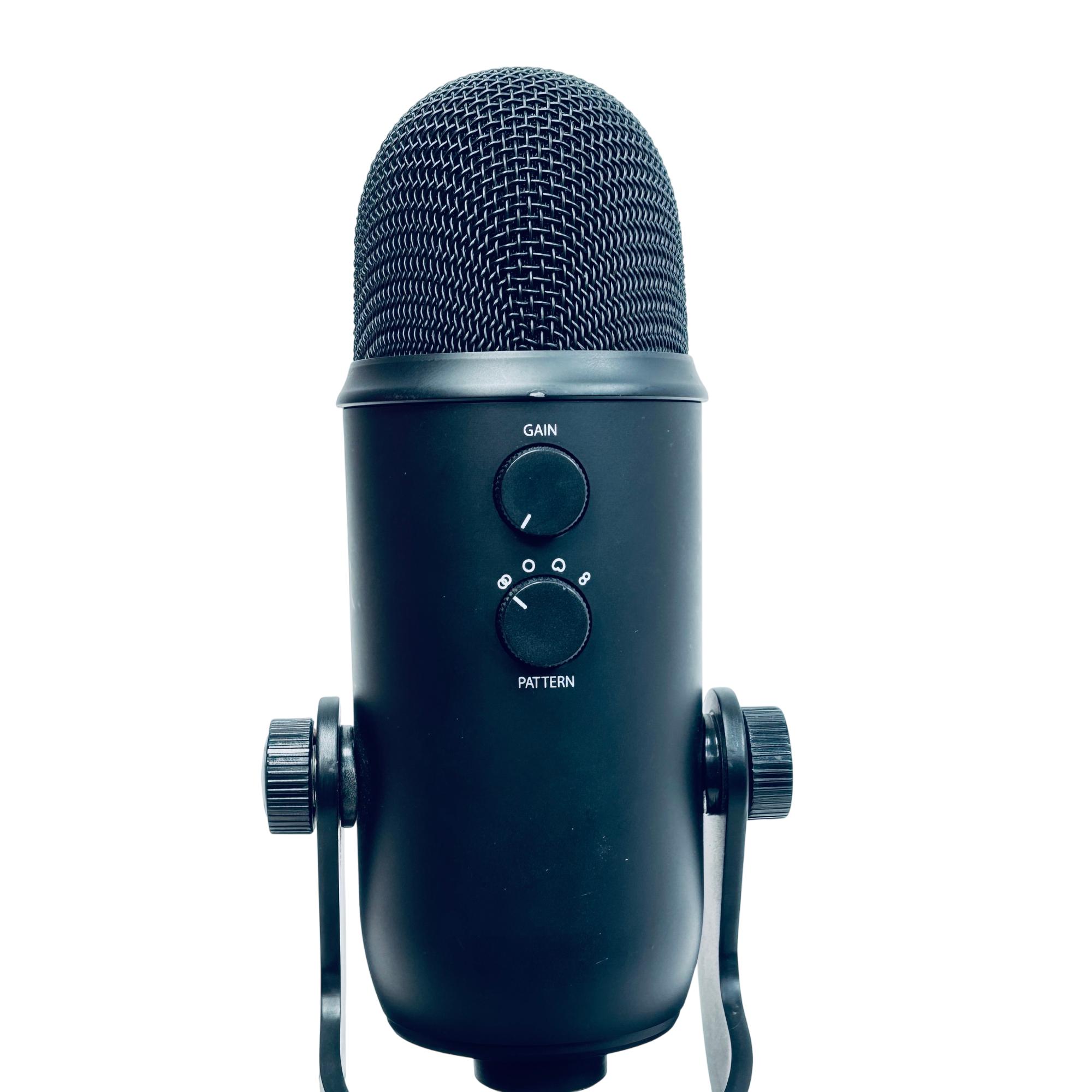 Blue Yeti USB Wired Microphone - Blackout Edition