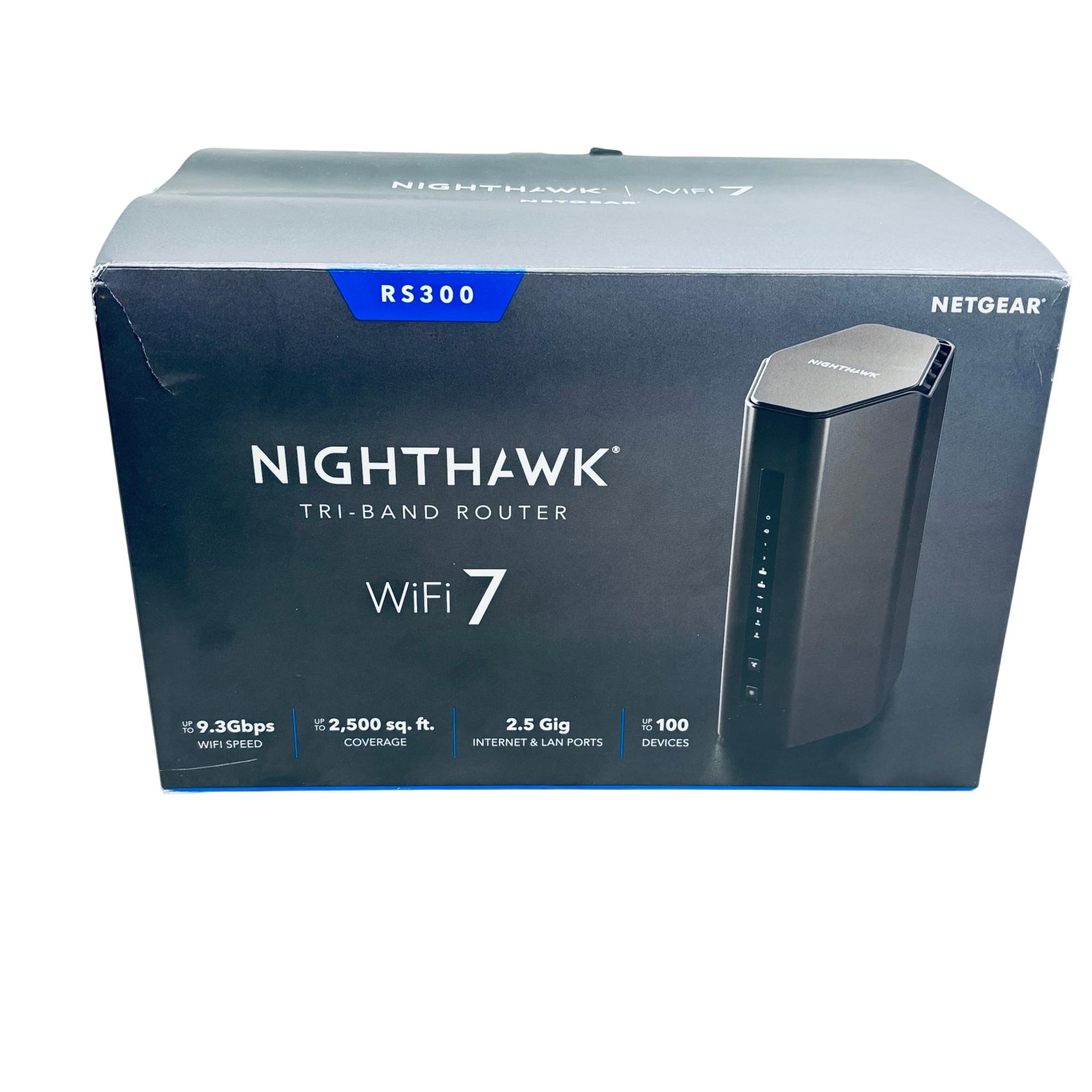 NETGEAR Nighthawk RS300-100NAS Tri-Band WiFi 7 Router