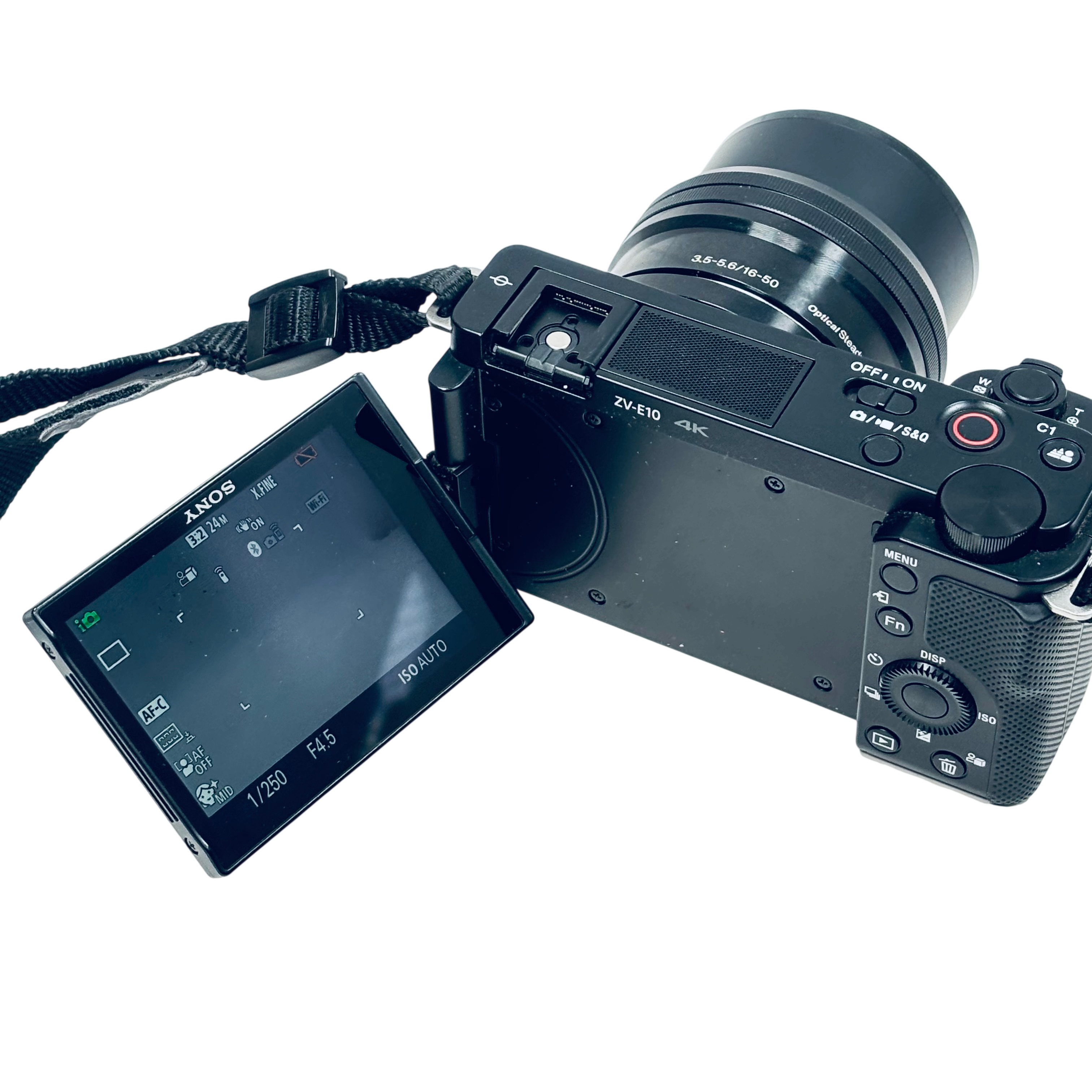 Sony ZV-E10 24.2MP 4K Mirrorless Vlog Camera E-Mount/ Sony 15-60mm