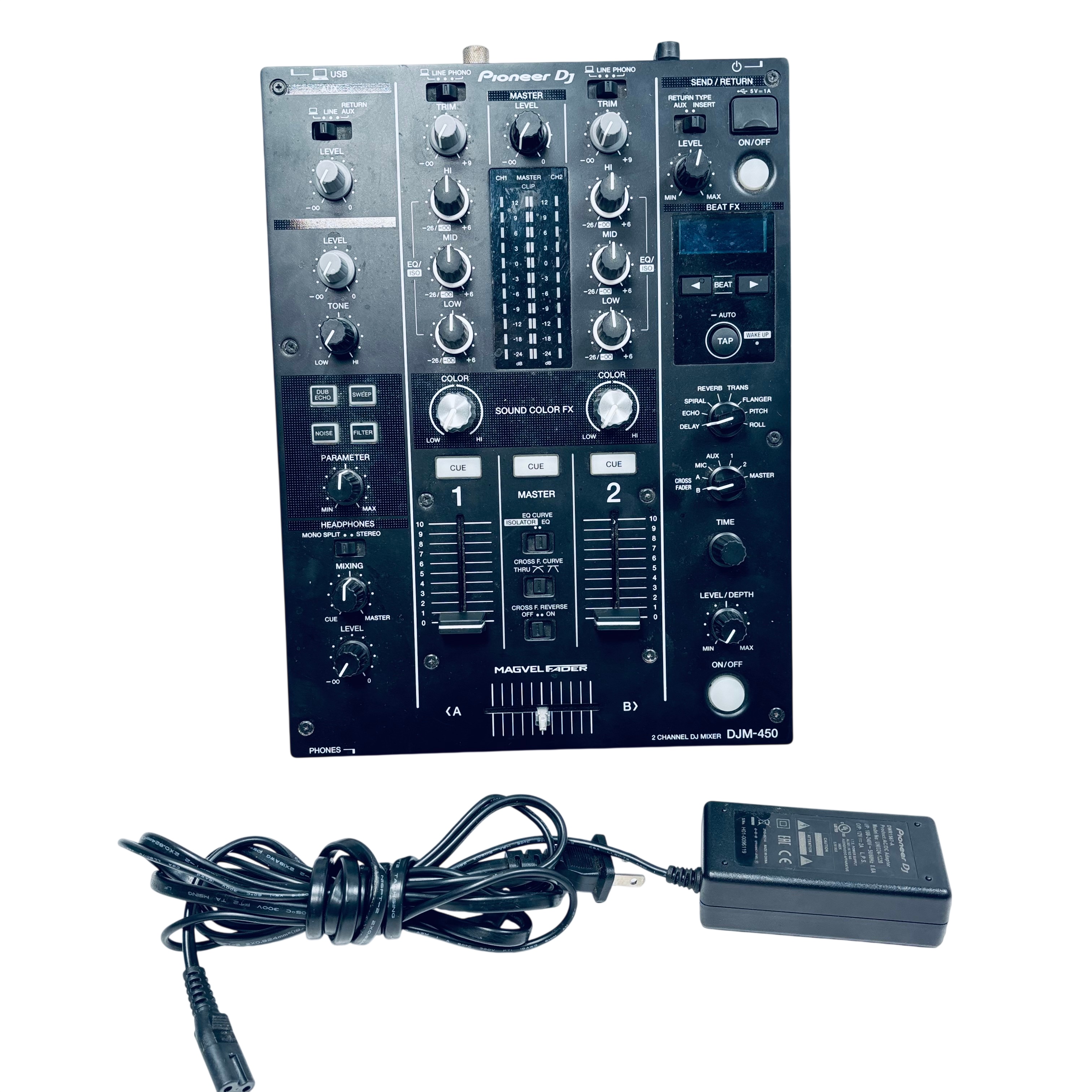 Pioneer DJ DJM-450 2-Channel DJ Mixer Black