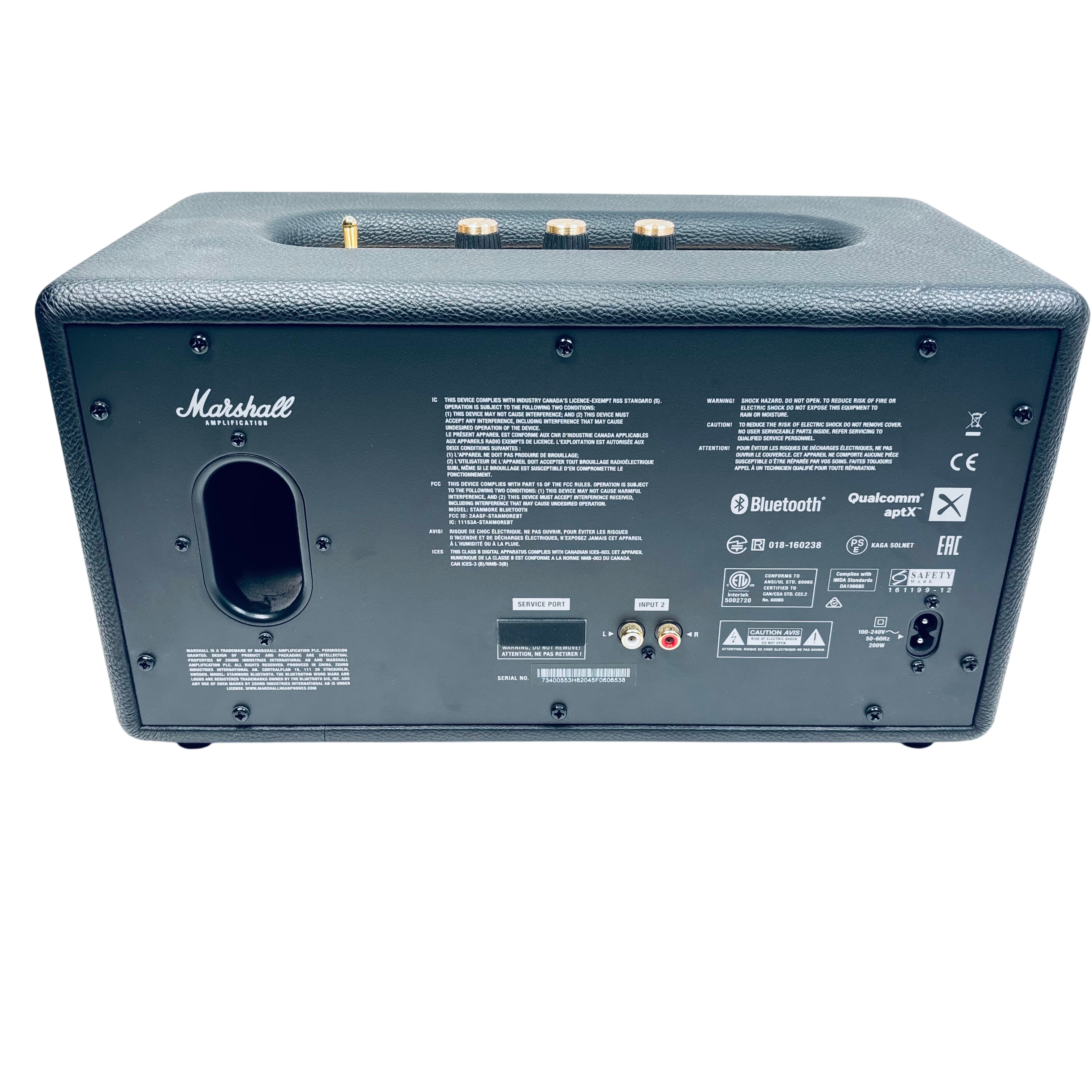 Marshall Stanmore Bluetooth Speaker 5