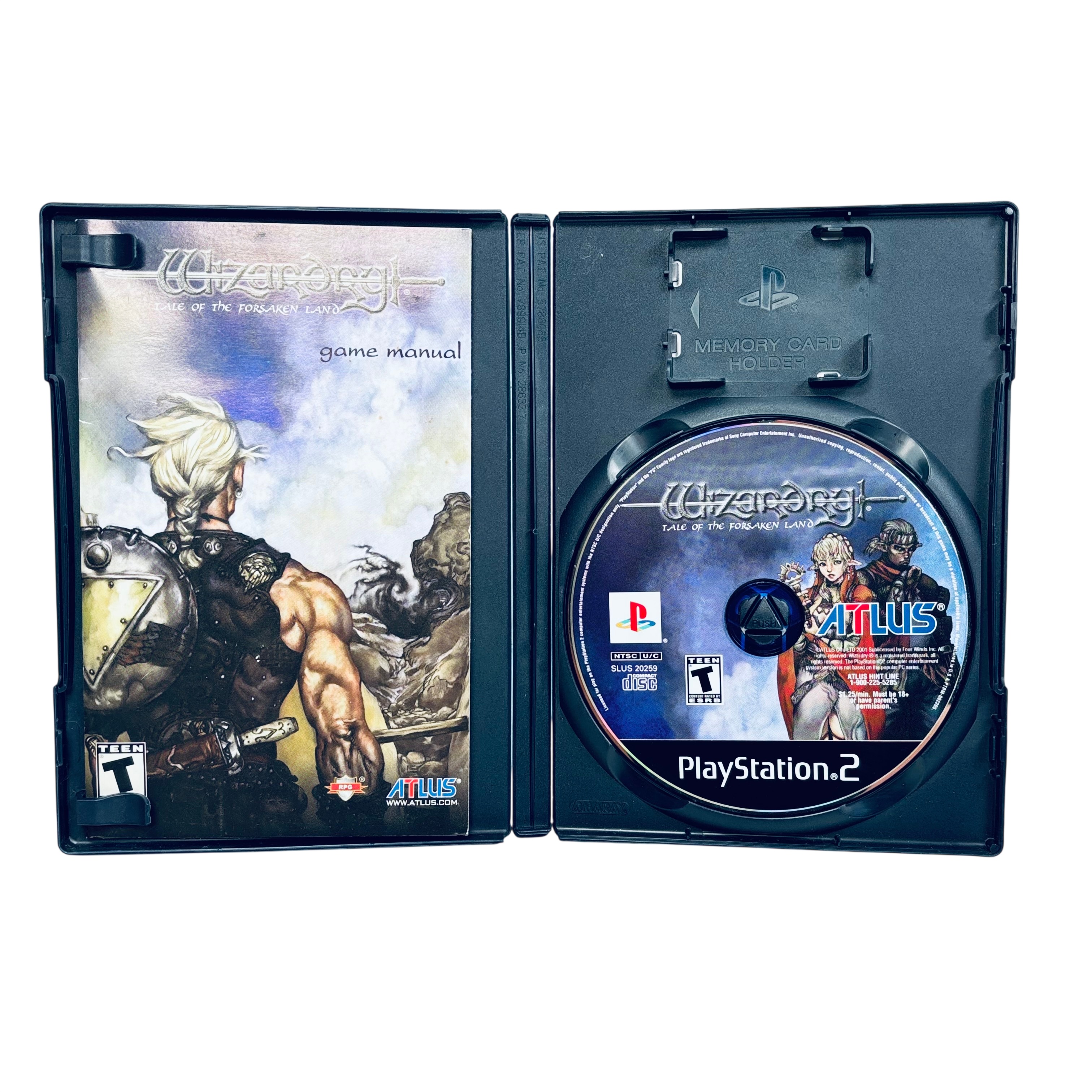 Sony PlayStation 2 PS2 Wizardry Tale of the Forsaken Land Video