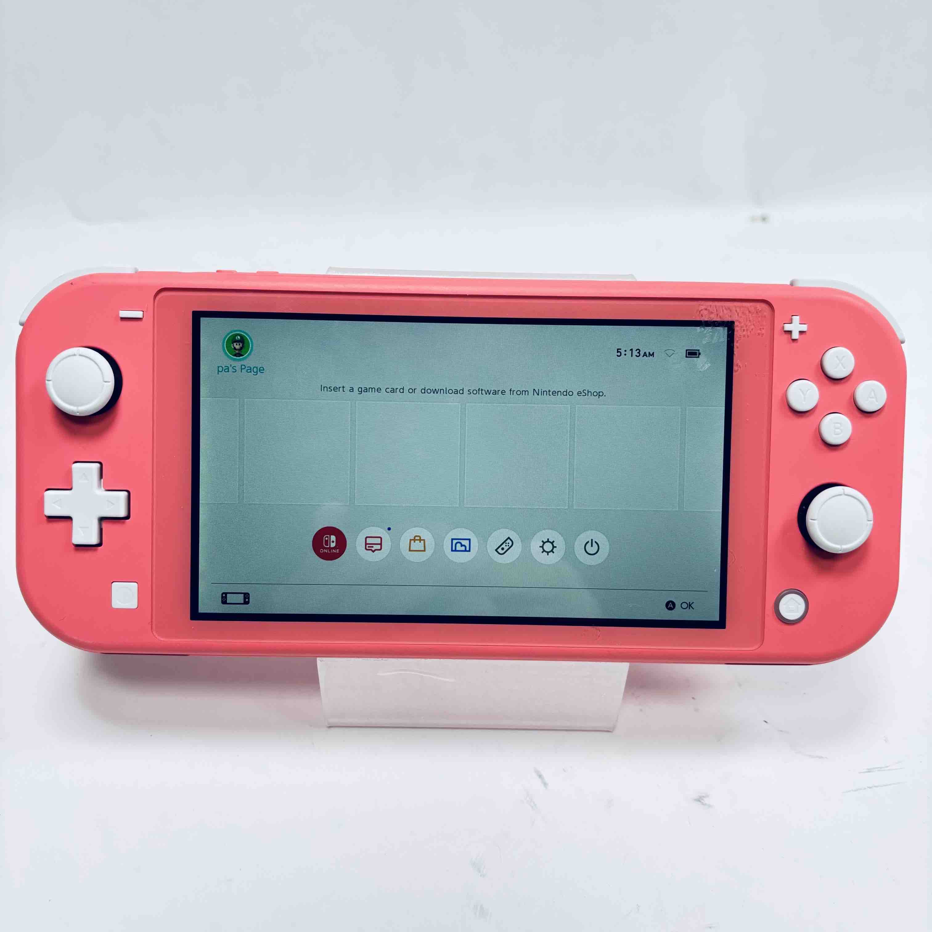 Nintendo Switch Lite HDH-001 Handheld Gaming Console - Coral Pink  