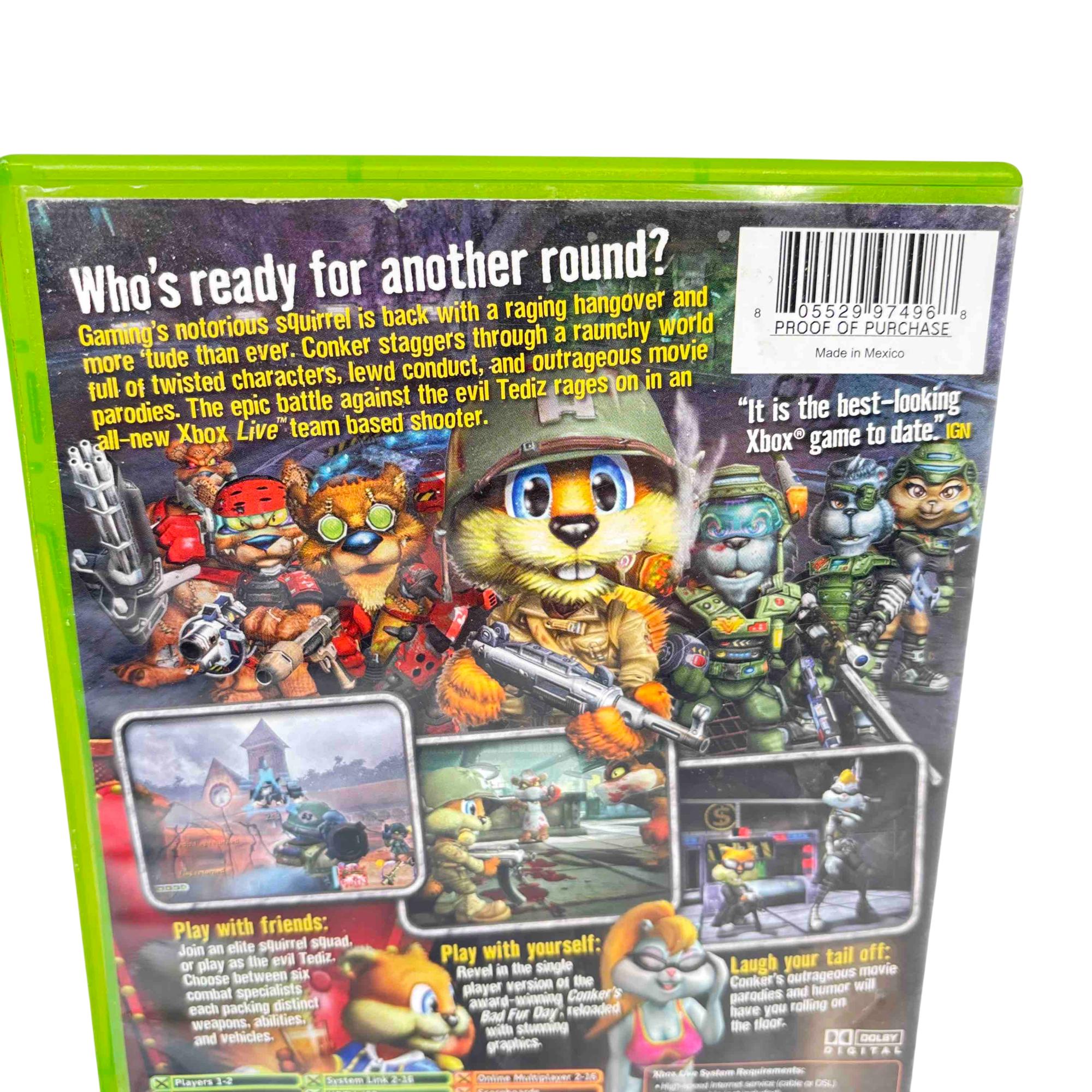 Microsoft Xbox Conker: Live & Reloaded Video Game