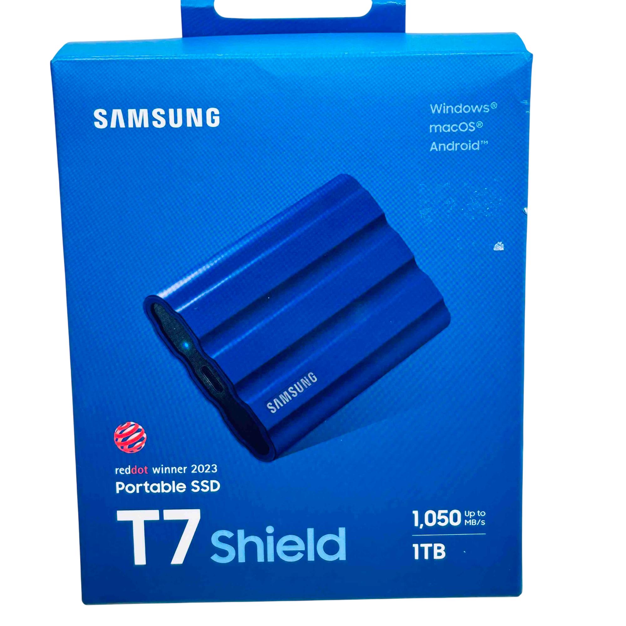 Samsung T7 シールド1TB 外付けSSD MU-PE1T0R/EU Amazon.com: SAMSUNG T7 Shield 1TB, up to 1050MB/s, USB 3.2