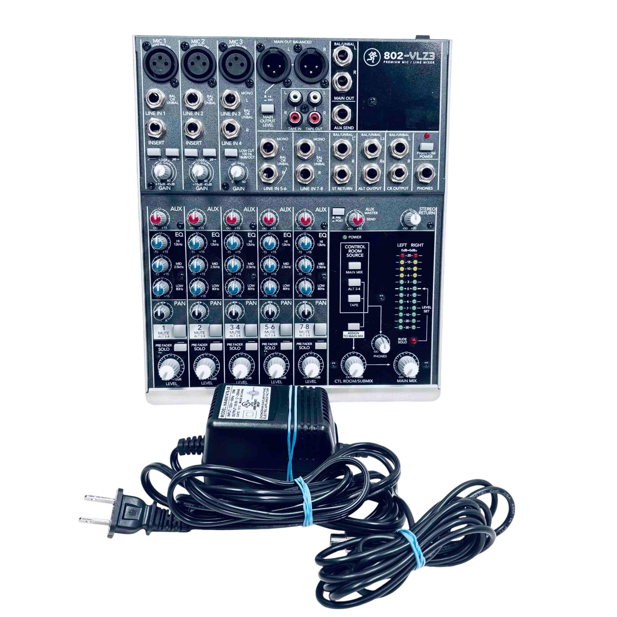 Mackie 802-VLZ3 8-Channel Premium Mic/Line Mixer