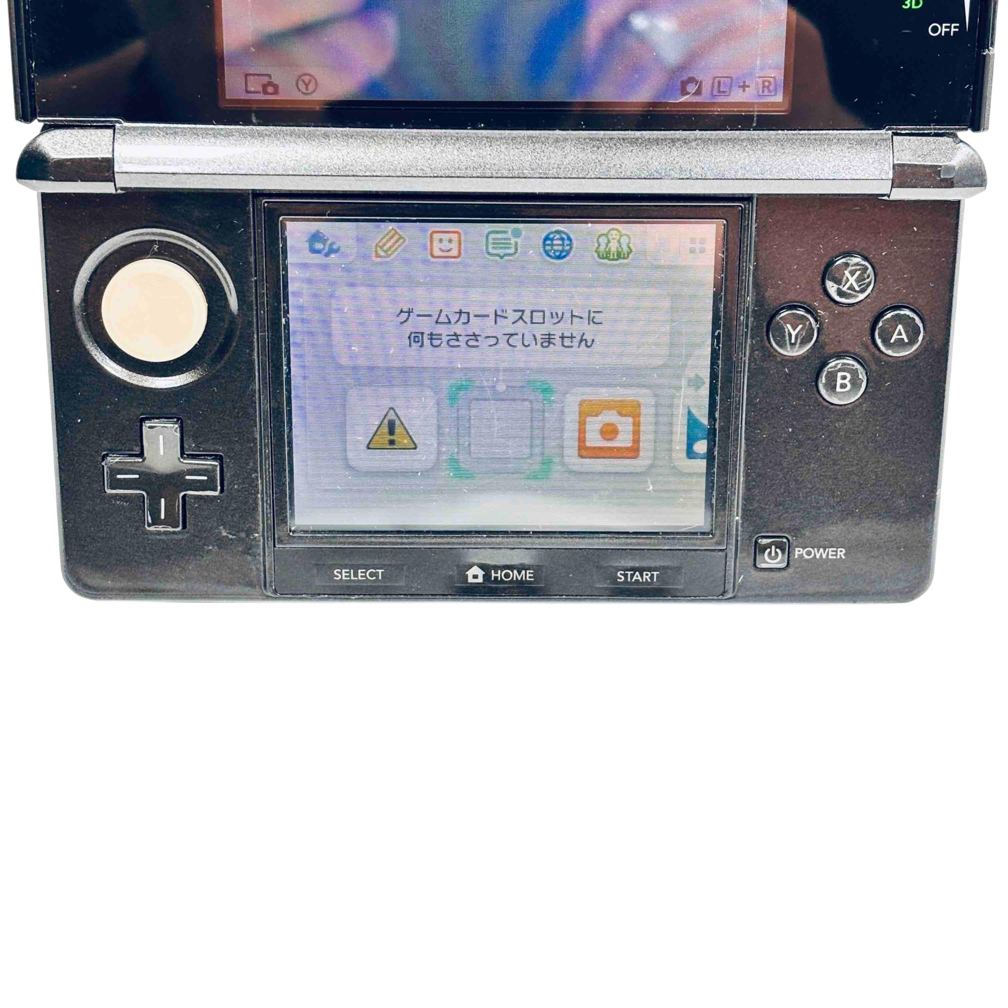 S87237 ニンテンドー3DS CTR-001(JPN)  ゲーム機 Nintendo 3DS CTR-001 (JPN) Handheld Video Game System Black