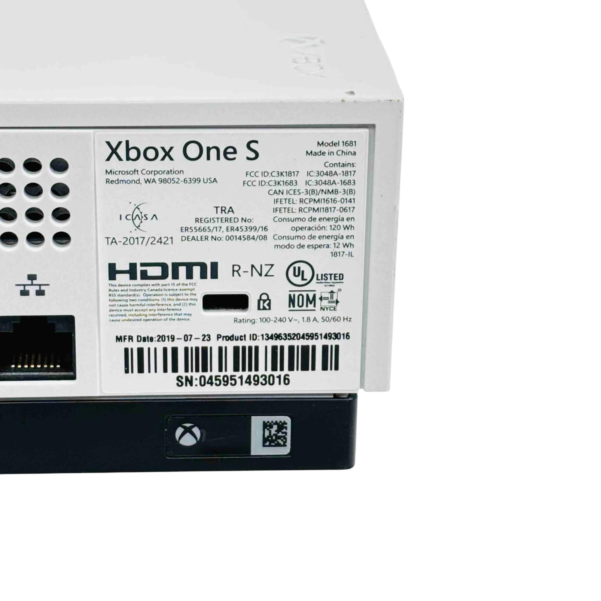 Microsoft Xbox One S 1681 1TB Video Game Console 5390