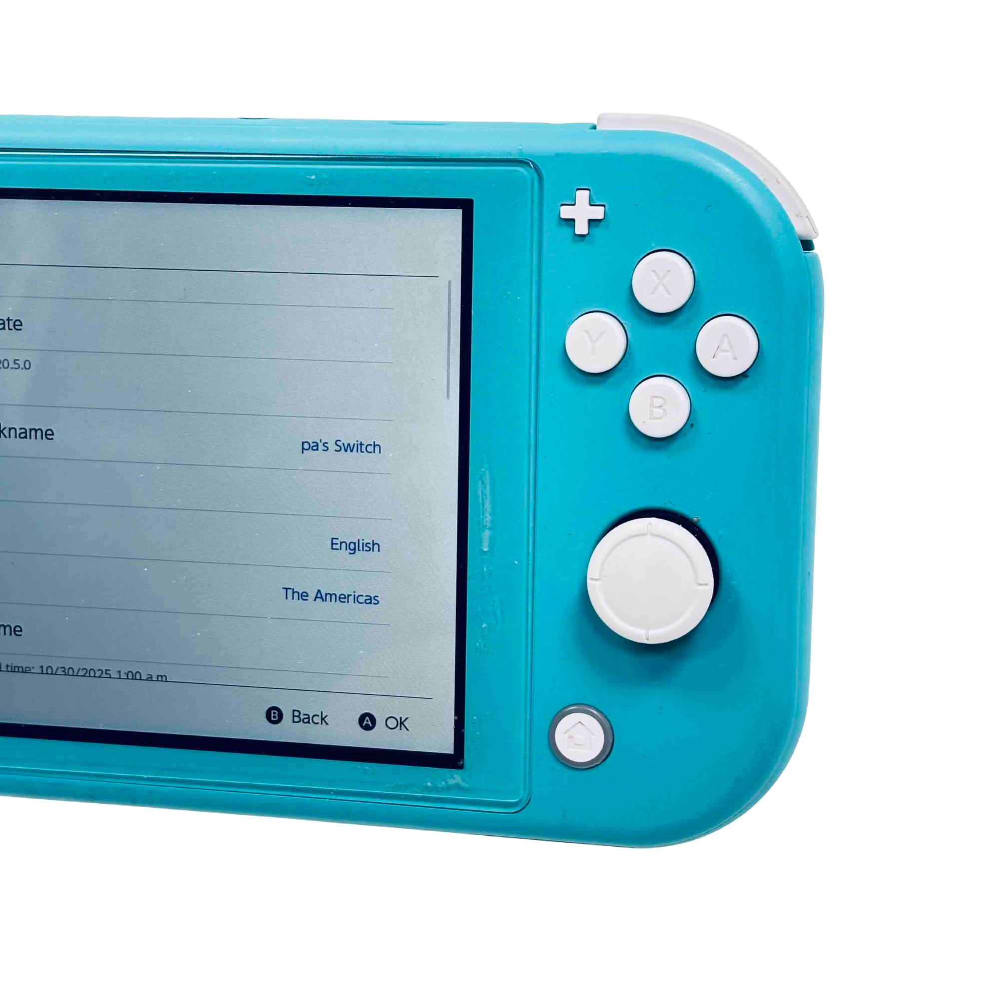 Nintendo Switch Lite HDH-001 Handheld Video Game System Turquoise 0921