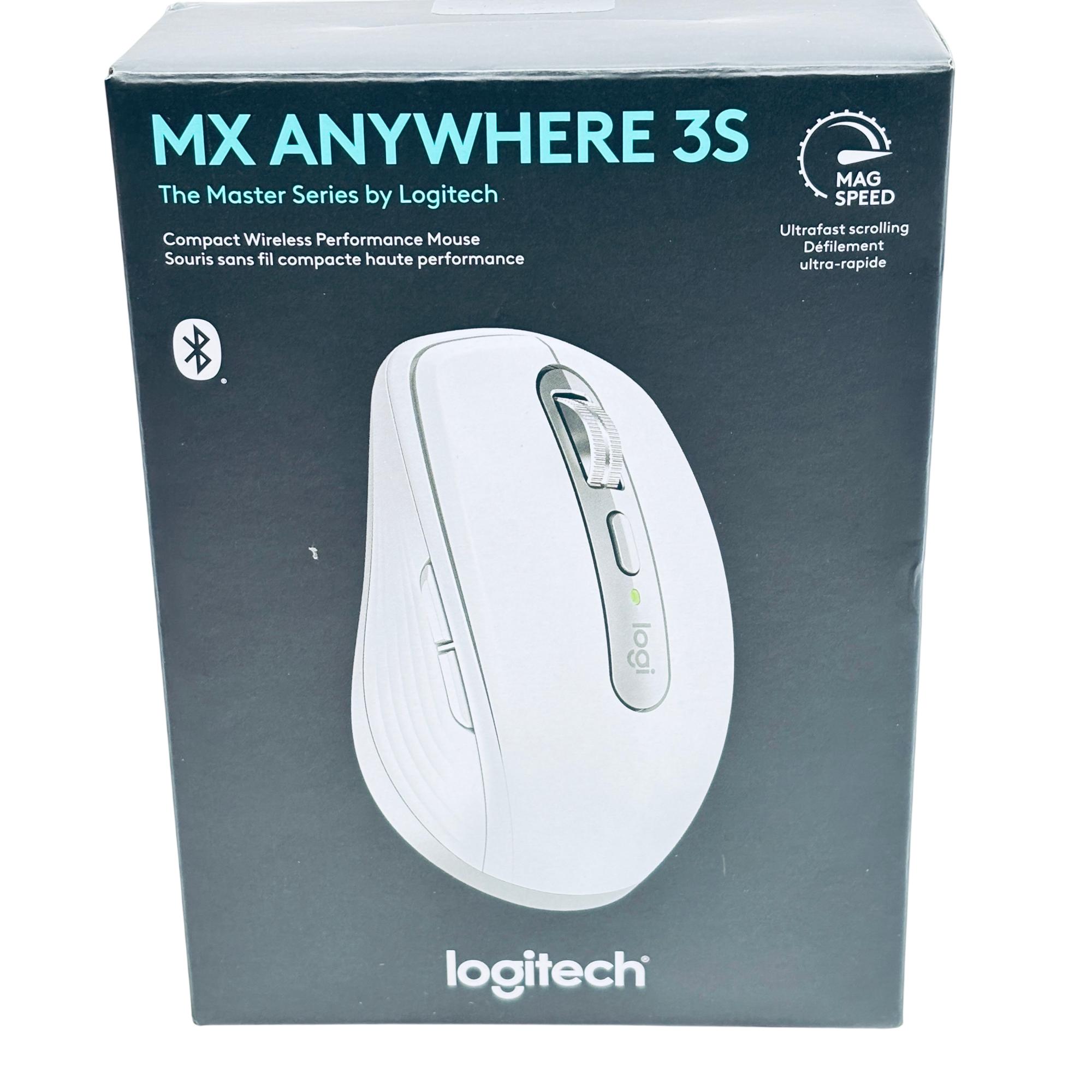 Logitech MX Anywhere 3S Wireless Bluetooth Mouse Pale Grey
