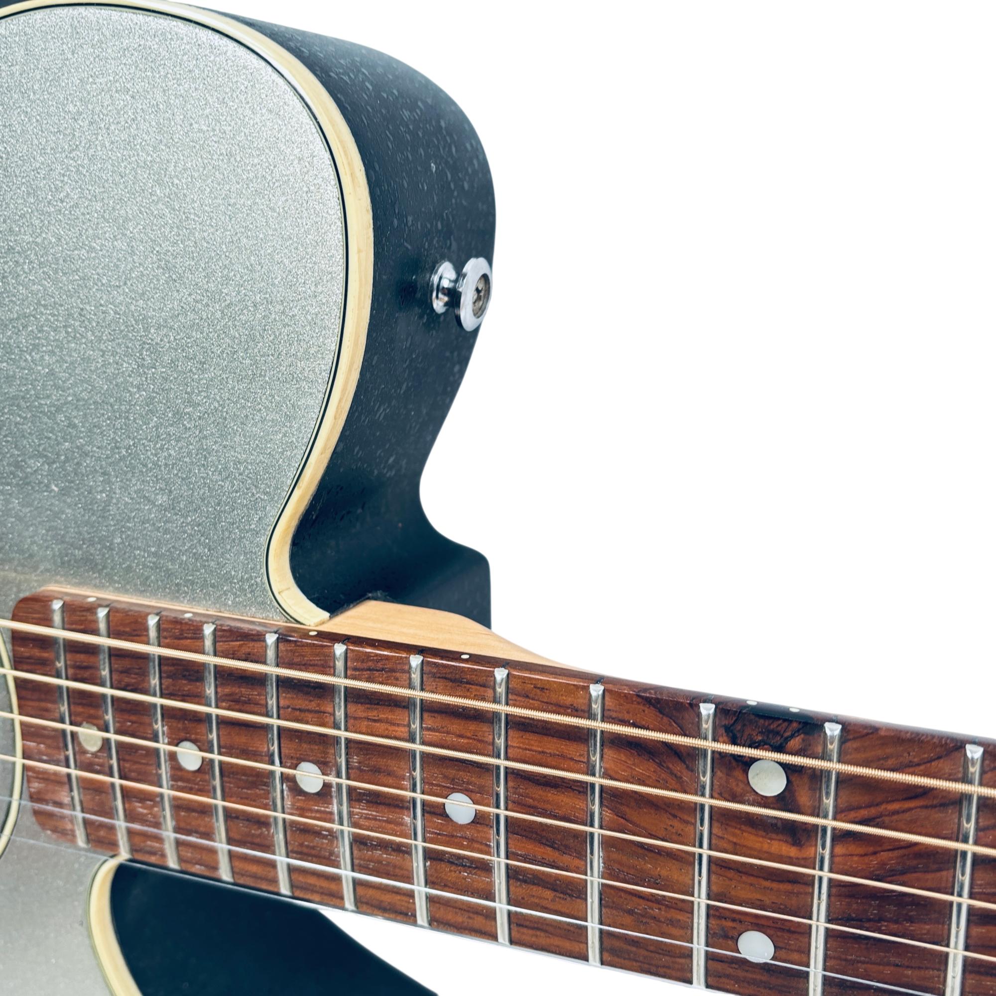 Fender Telecoustic Right-Handed Acoustic-Electric Guitar Silver