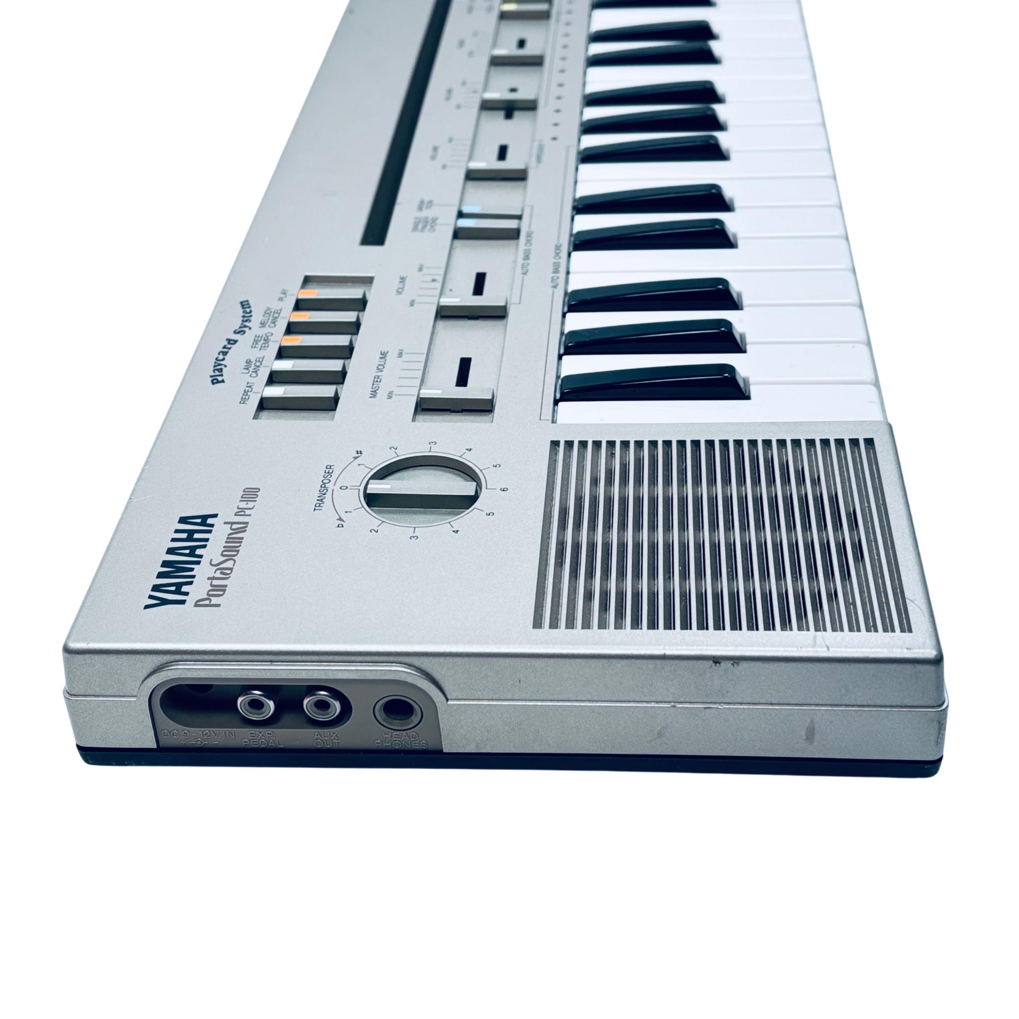 Yamaha PortaSound PC-100 Playcard System 49 Key Electronic Keyboard