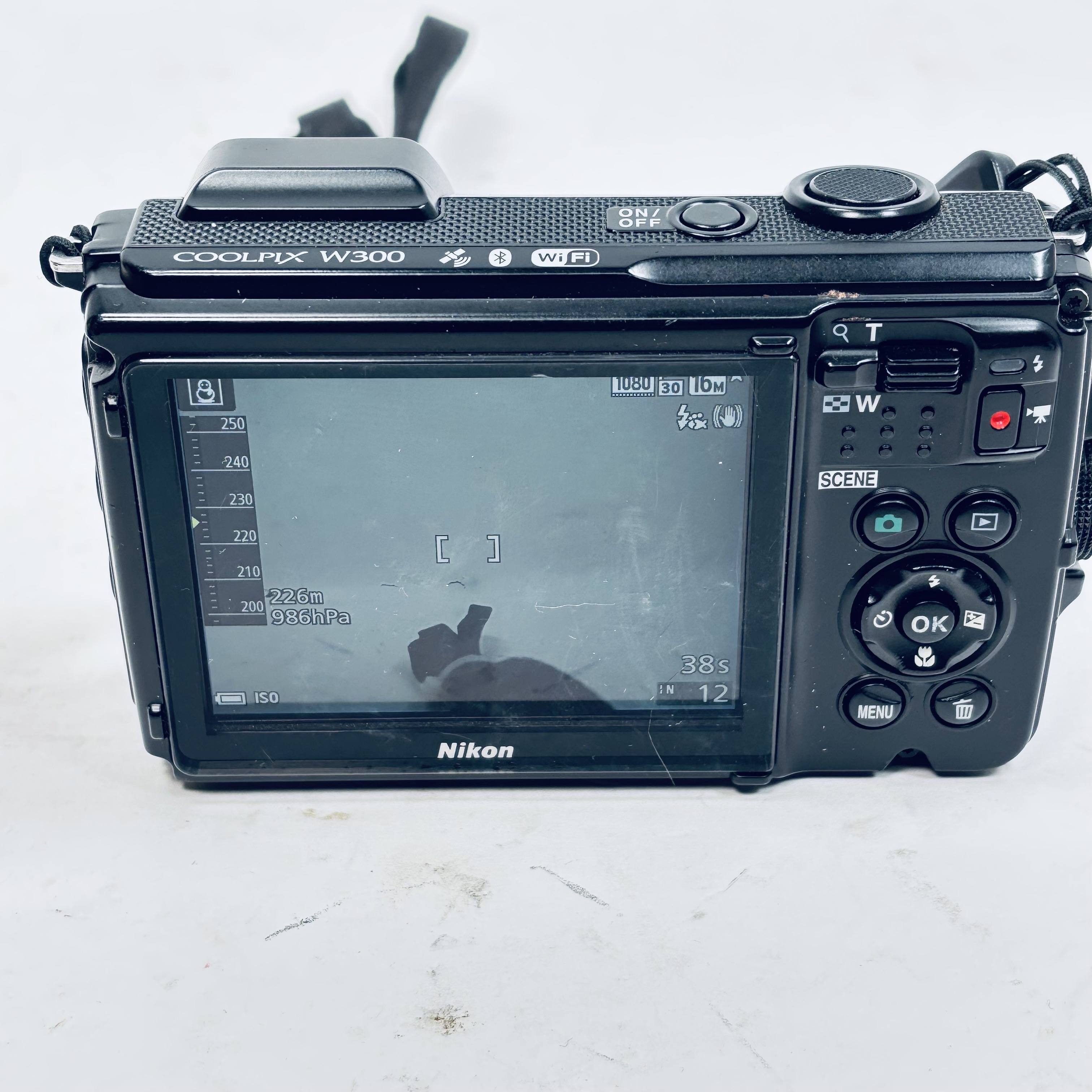 Nikon COOLPIX W300 16MP 4K Waterproof Digital Camera Black