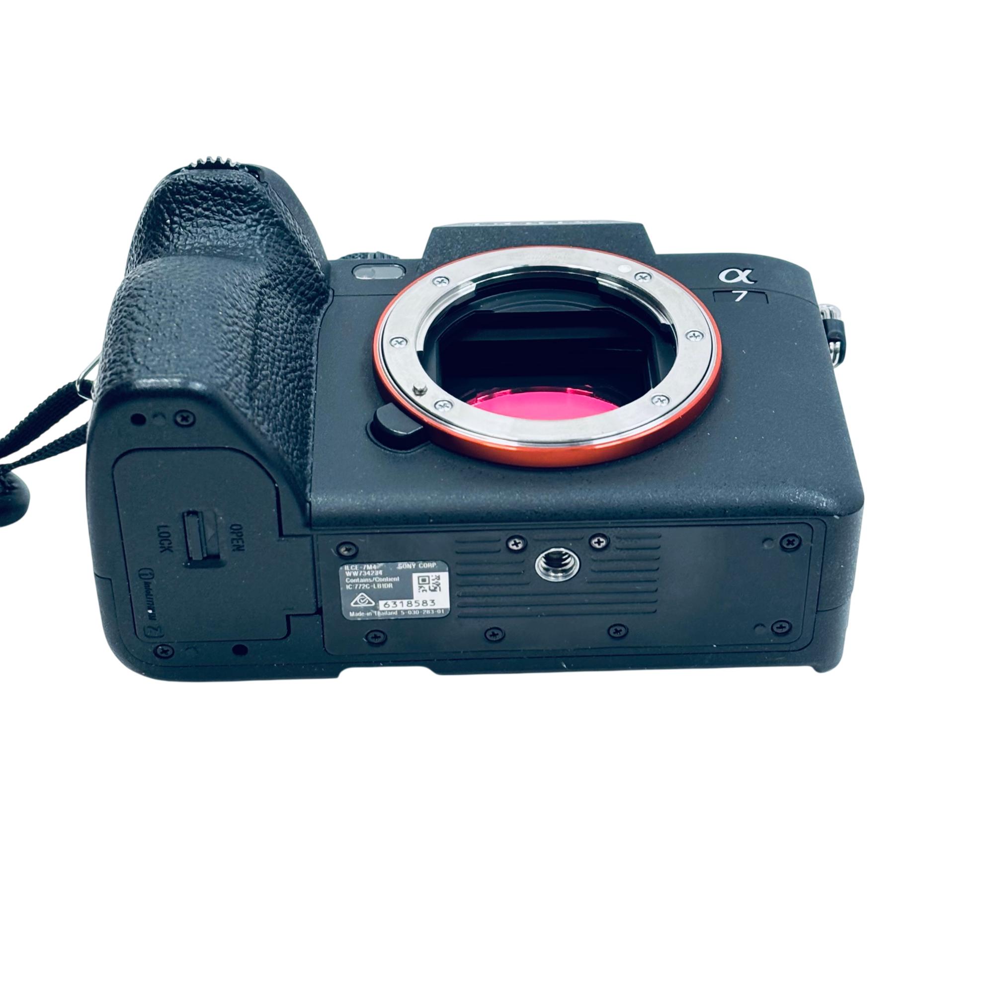 Sony a7 IV ILCE-7M4 33MP Mirrorless Camera Body Only Shutter Count 11K