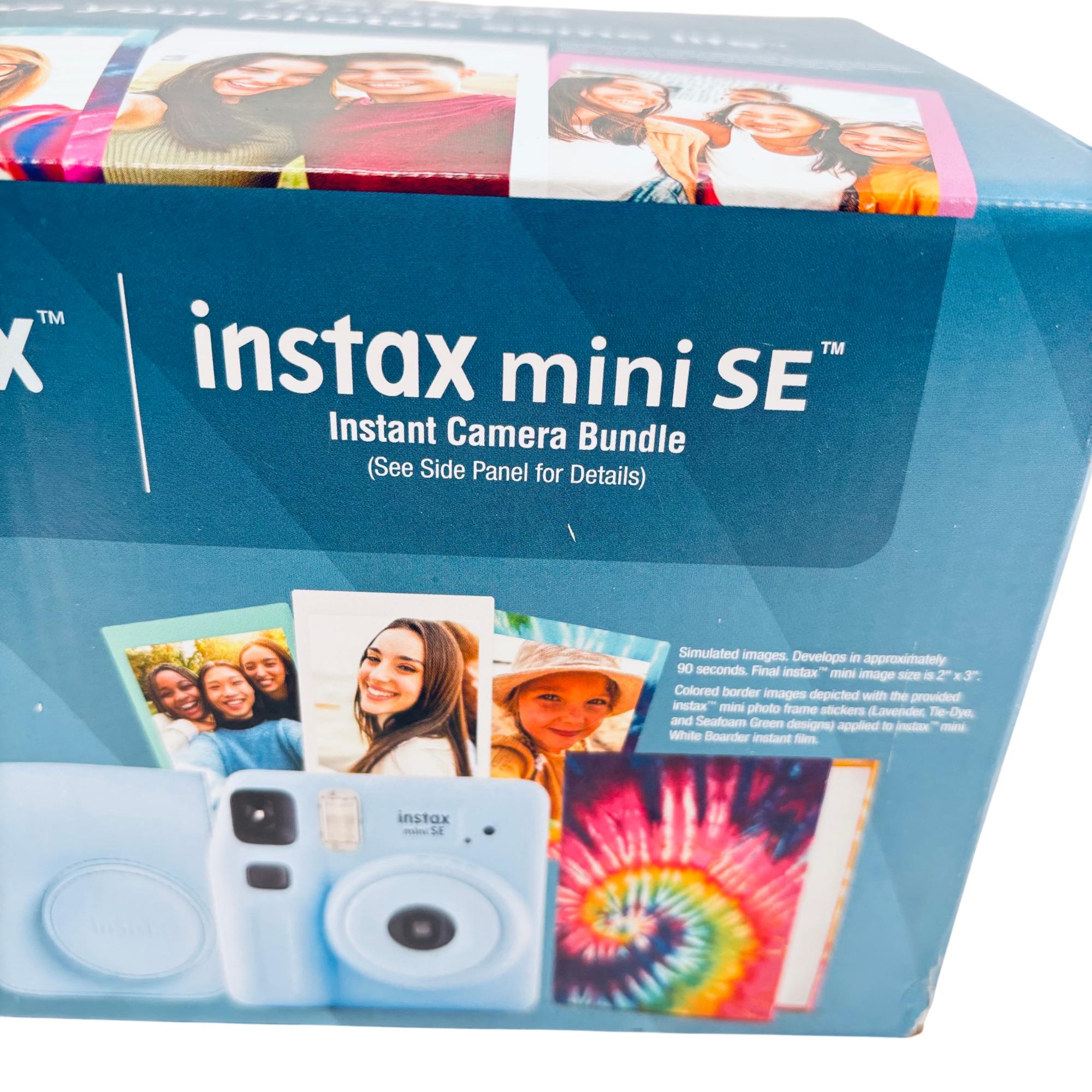 Instant Mini Camera Blue Fujifilm Instax Mini SE Instant Camera Bundle Lilac Blue 1398