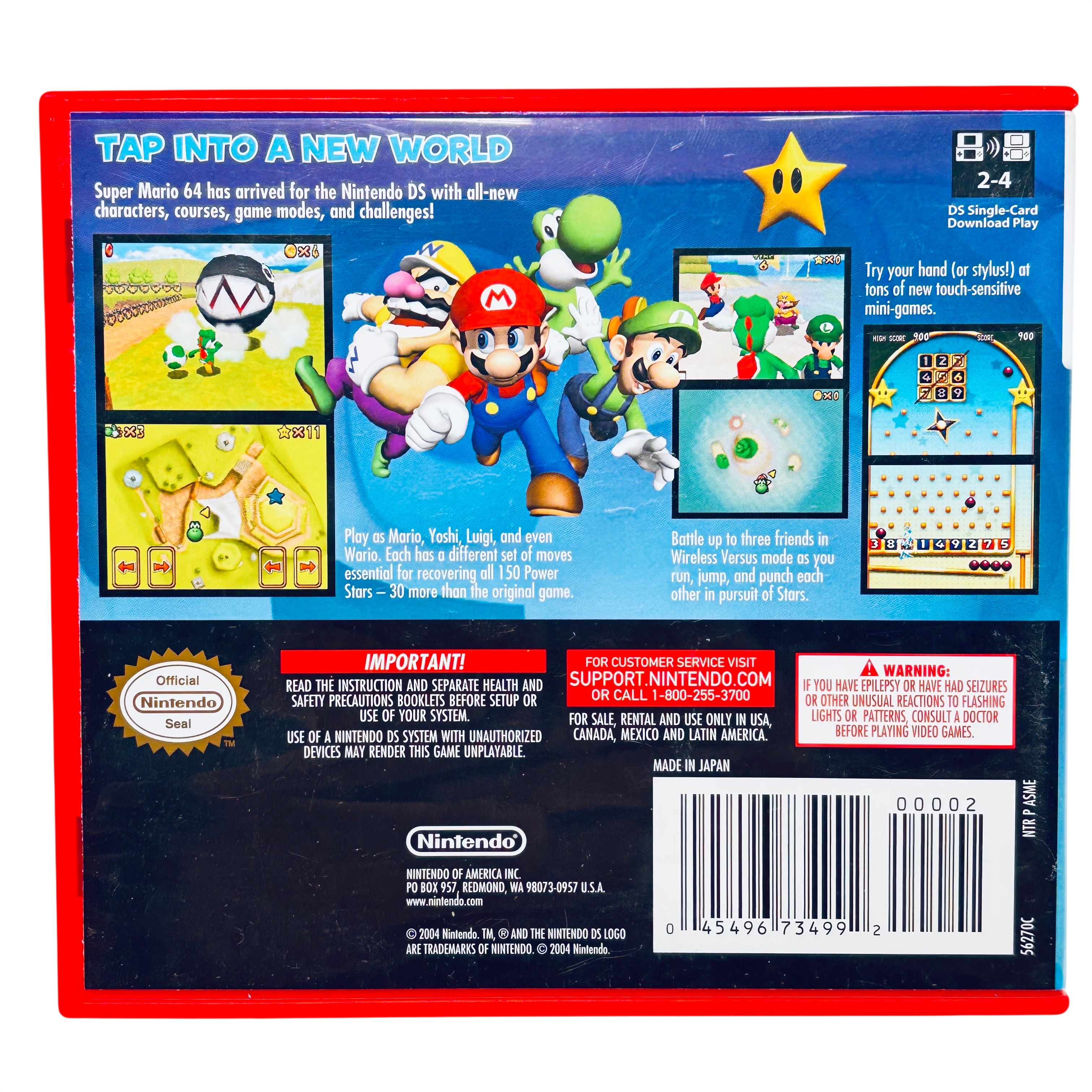 Nintendo DS Super Mario 64 DS Video Game